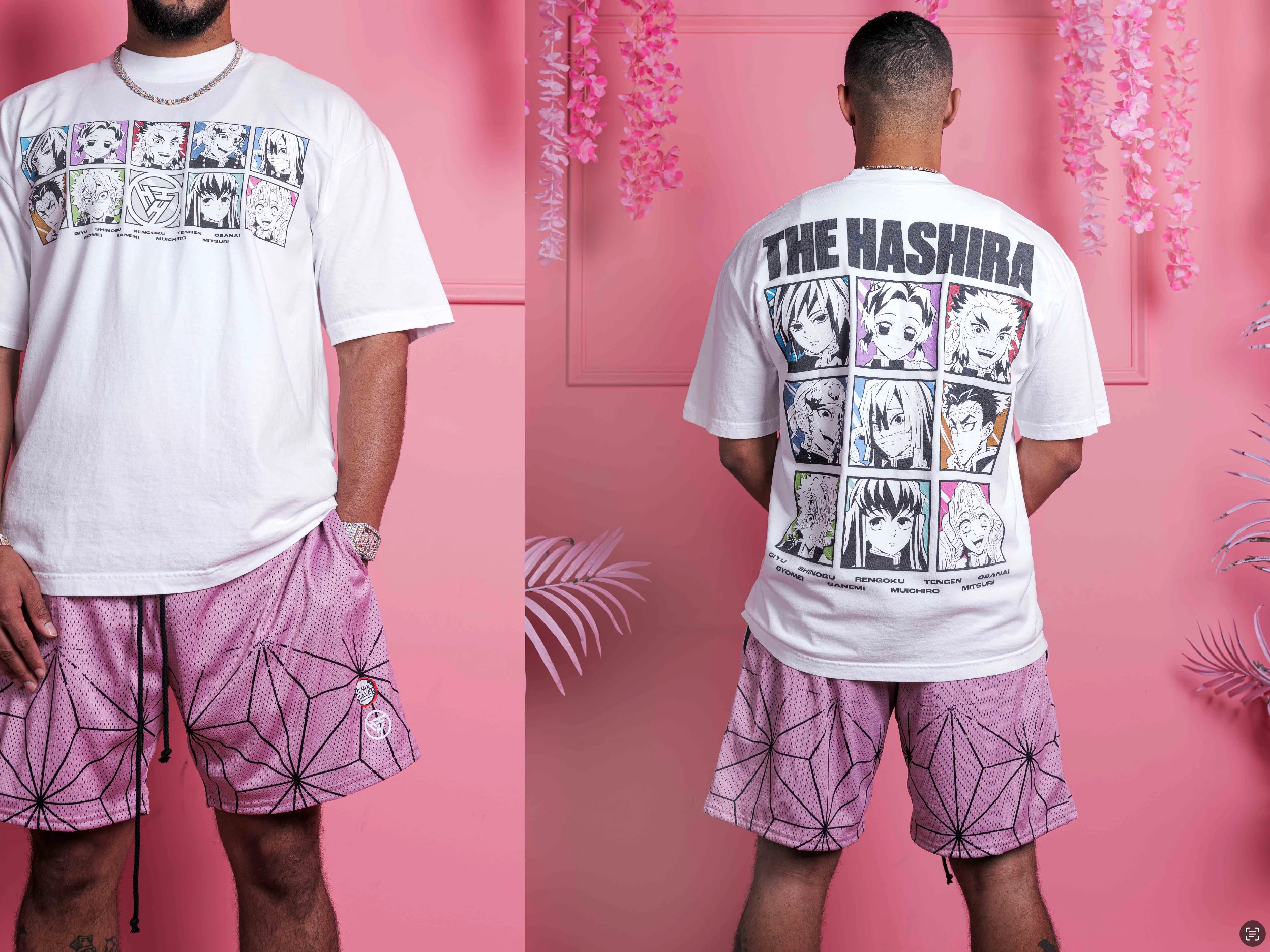 DEMON SLAYER HASHIRA SHIRT (WHITE) - Image 3