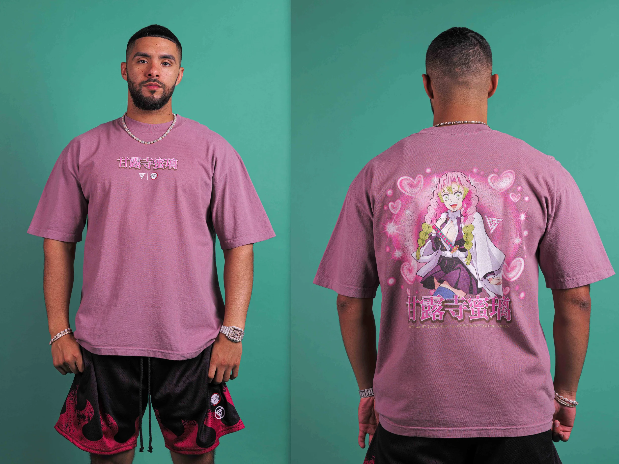 DEMON SLAYER MITSURI SHIRT (MUAVE) - Image 3