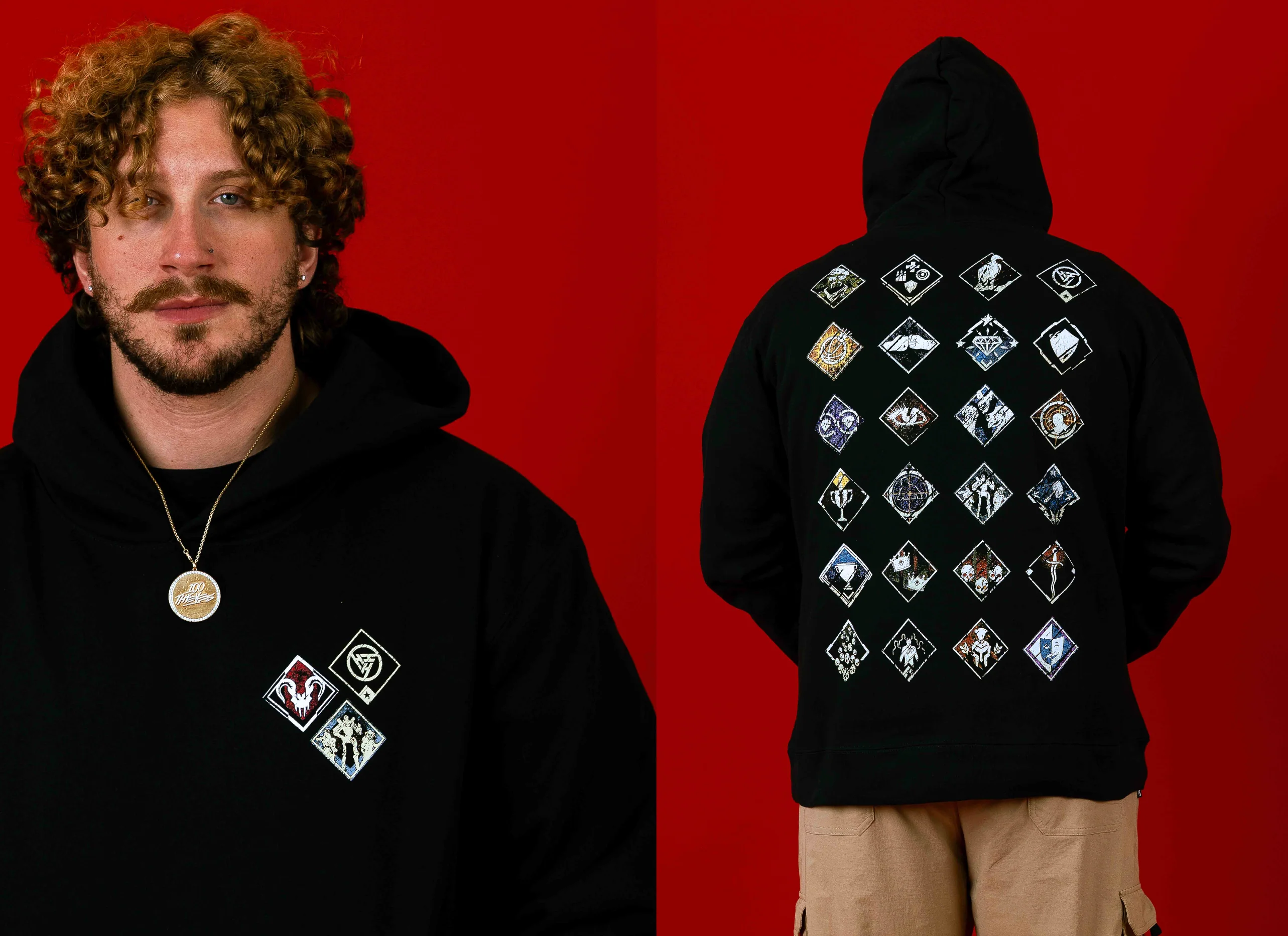 APEX ICONS HOODIE (BLACK) - Image 3