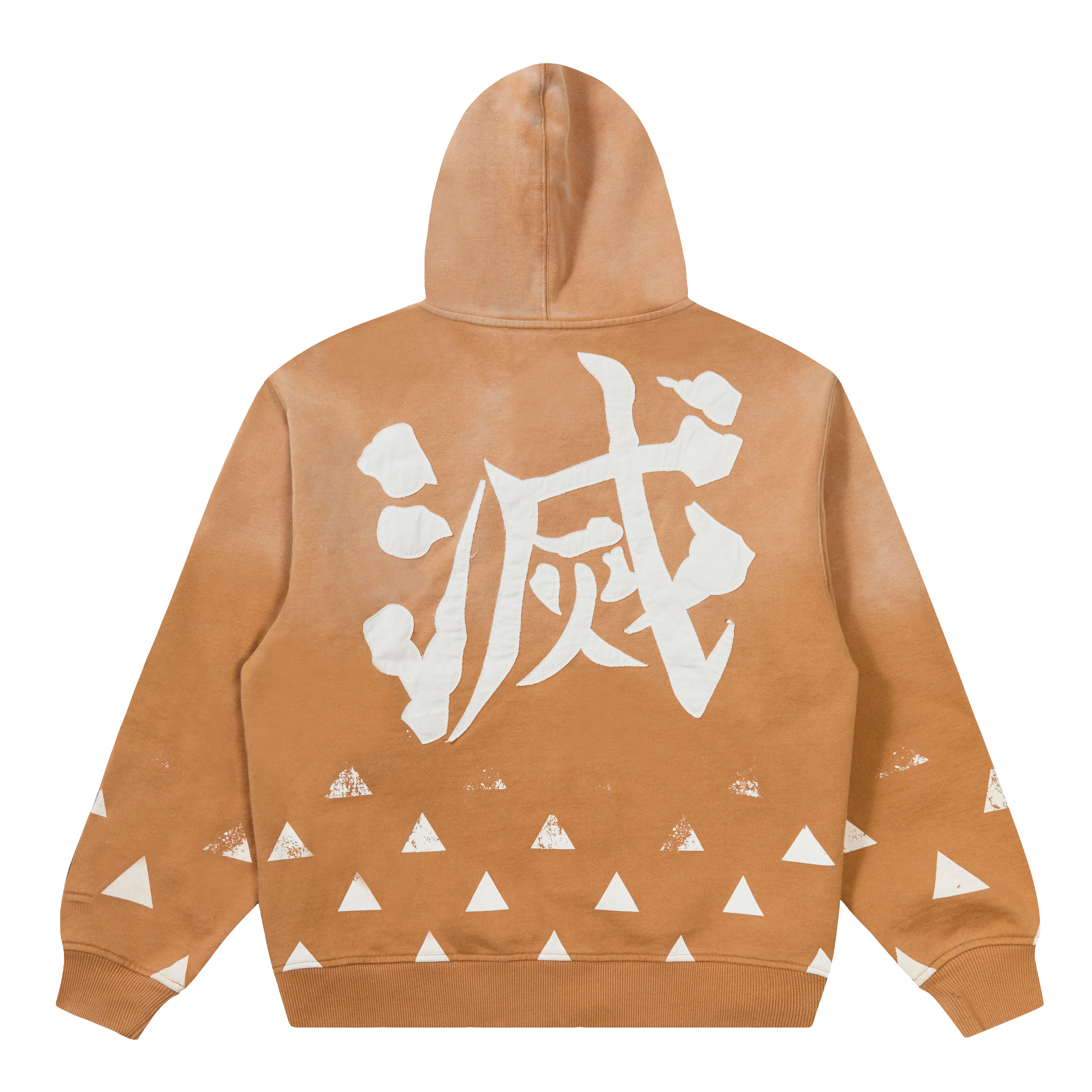 DEMON SLAYER ZENITSU GRADIENT HOODIE (MUSTARD) - Image 2