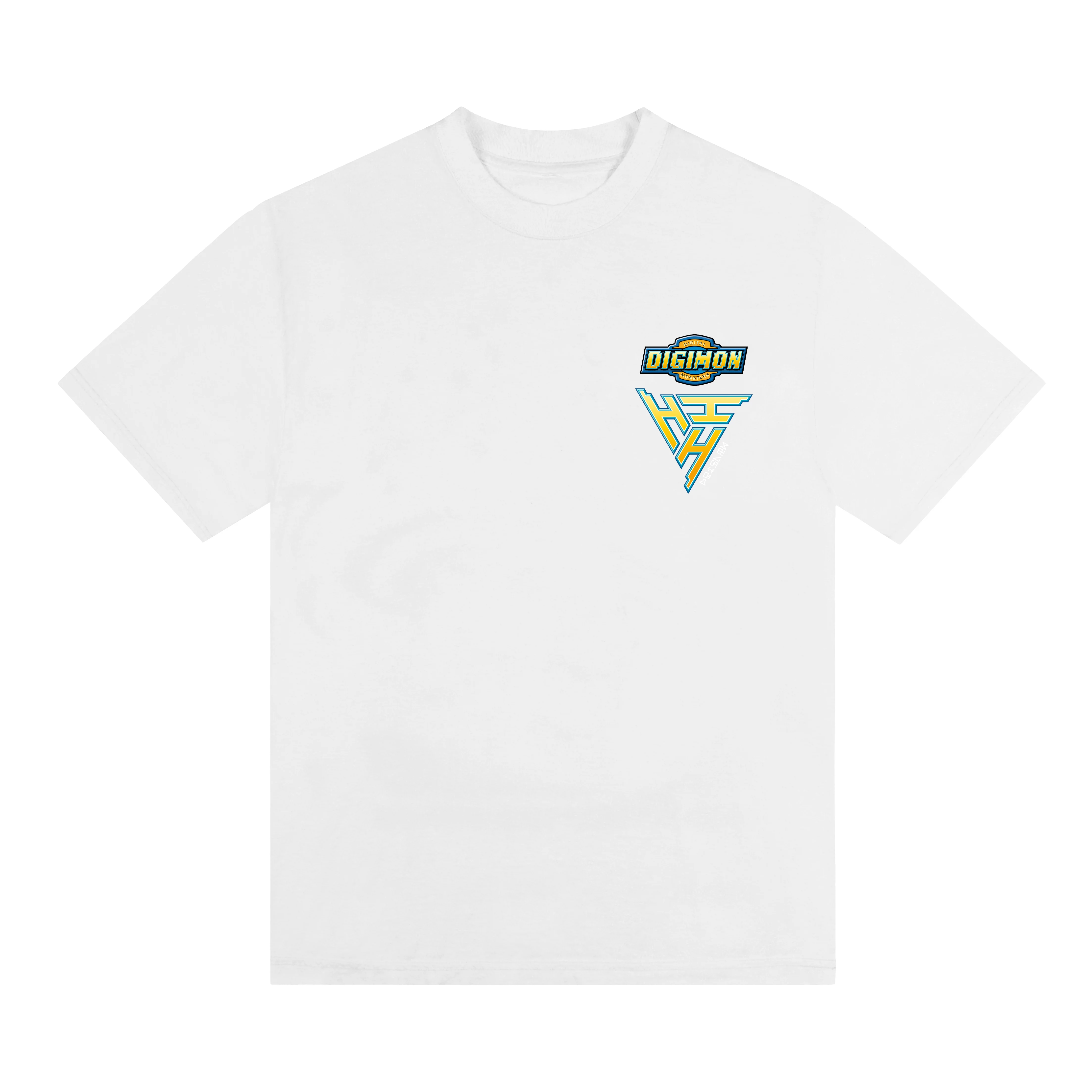 DIGIMON HYPLAND LOGO SHIRT (WHITE) - Image 2
