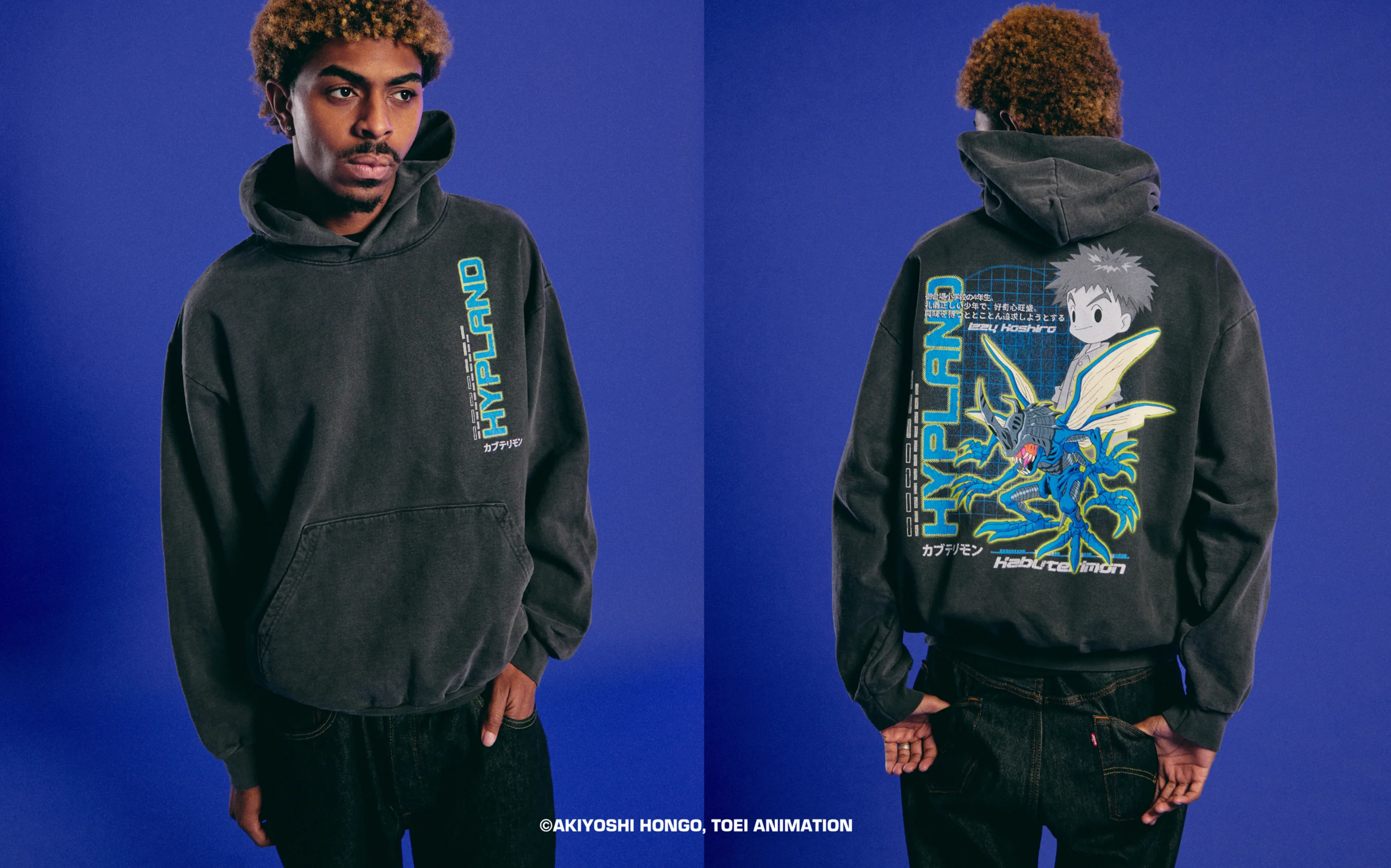 DIGIMON KOSHIKO HOODIE (VINTAGE GREY) - Image 3