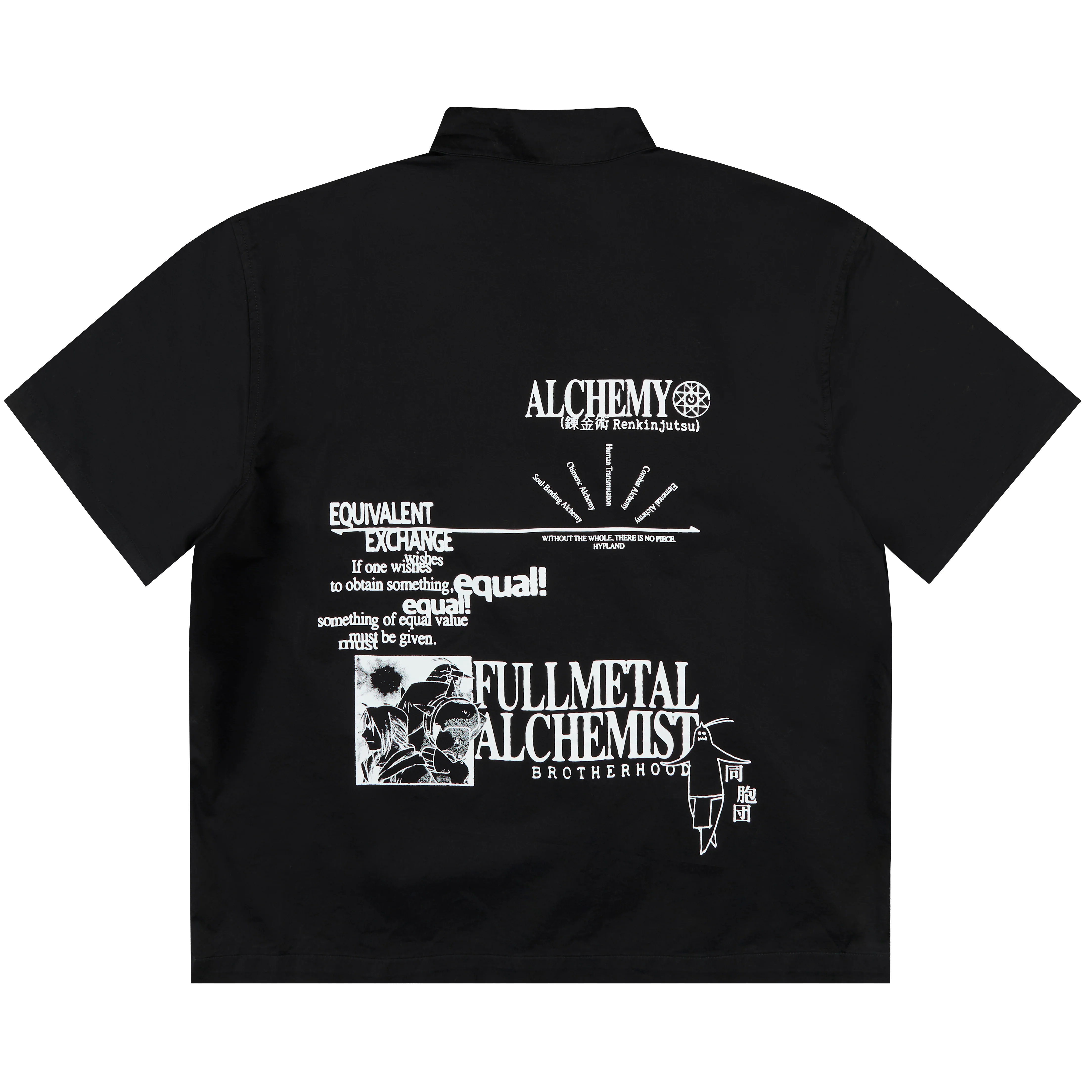 FMAB ALCHEMY BUTTON UP SHIRT (BLACK) - Image 2