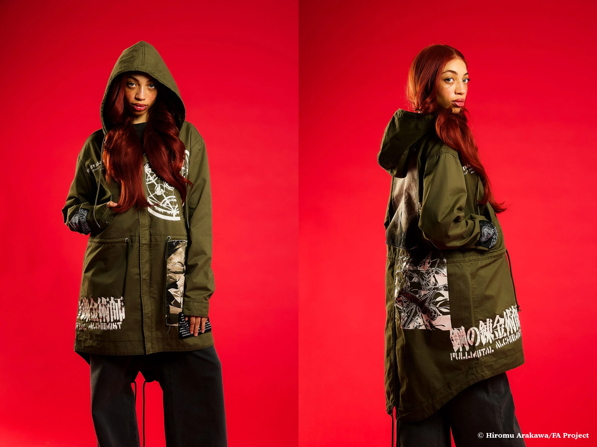 FMAB ALCHEMY PARKA JACKET (OLIVE) - Image 3