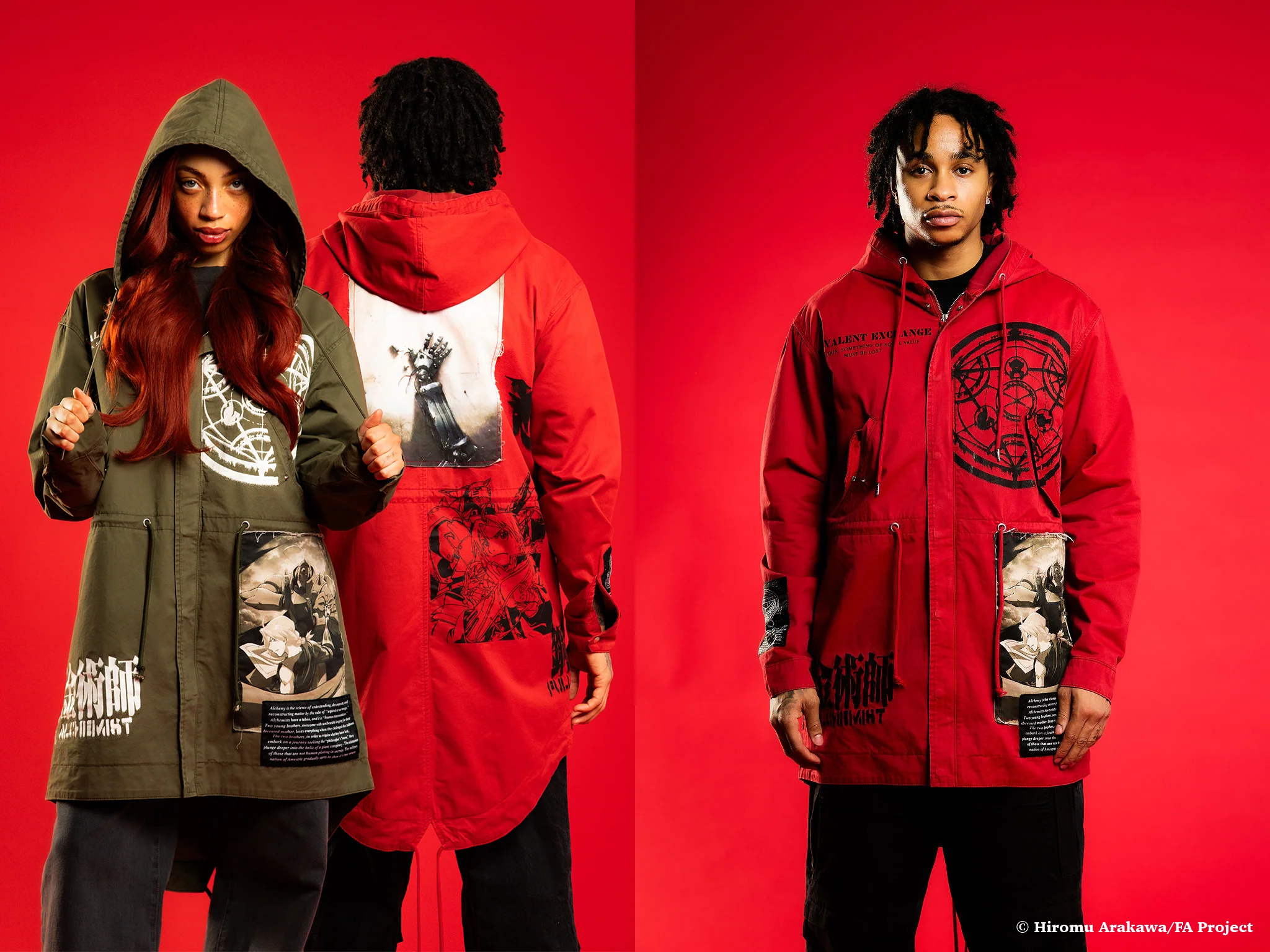FMAB ALCHEMY PARKA JACKET (RED) *PRE ORDER* - Image 3