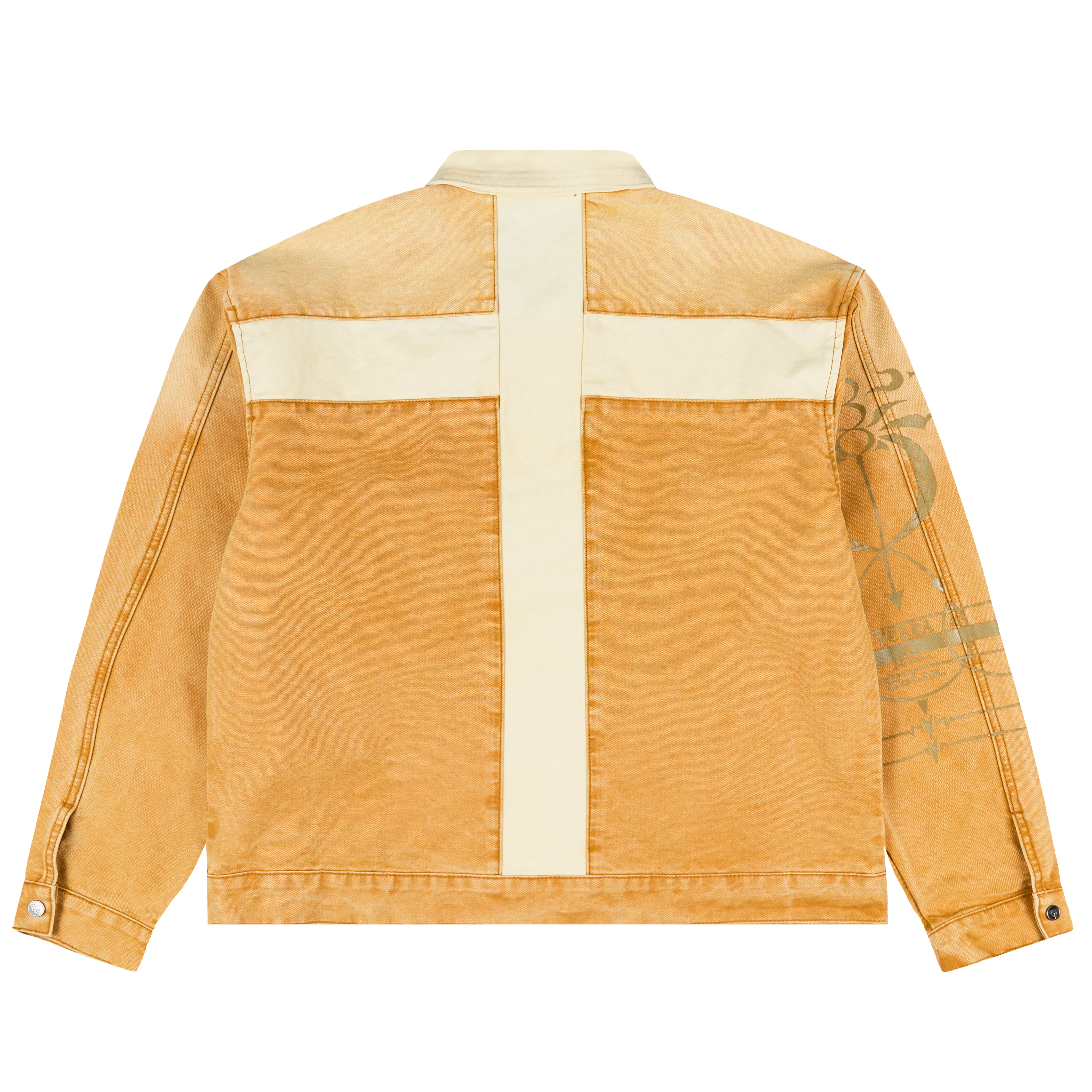 FMAB SCAR TRUCKER JACKET (SAND) *PRE ORDER* - Image 2