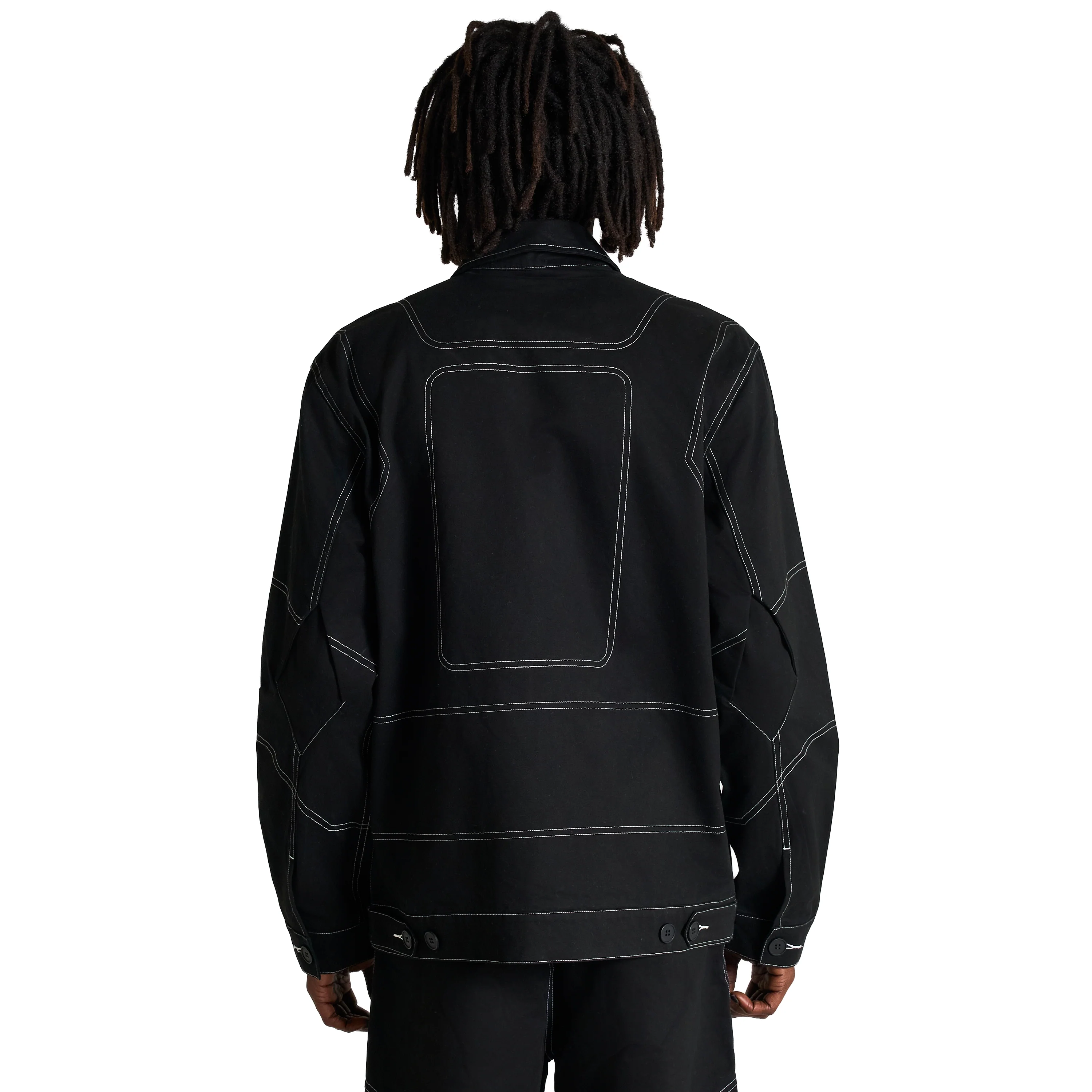 GUNDAM BRUSHED TWILL JACKET (BLACK) - Image 5