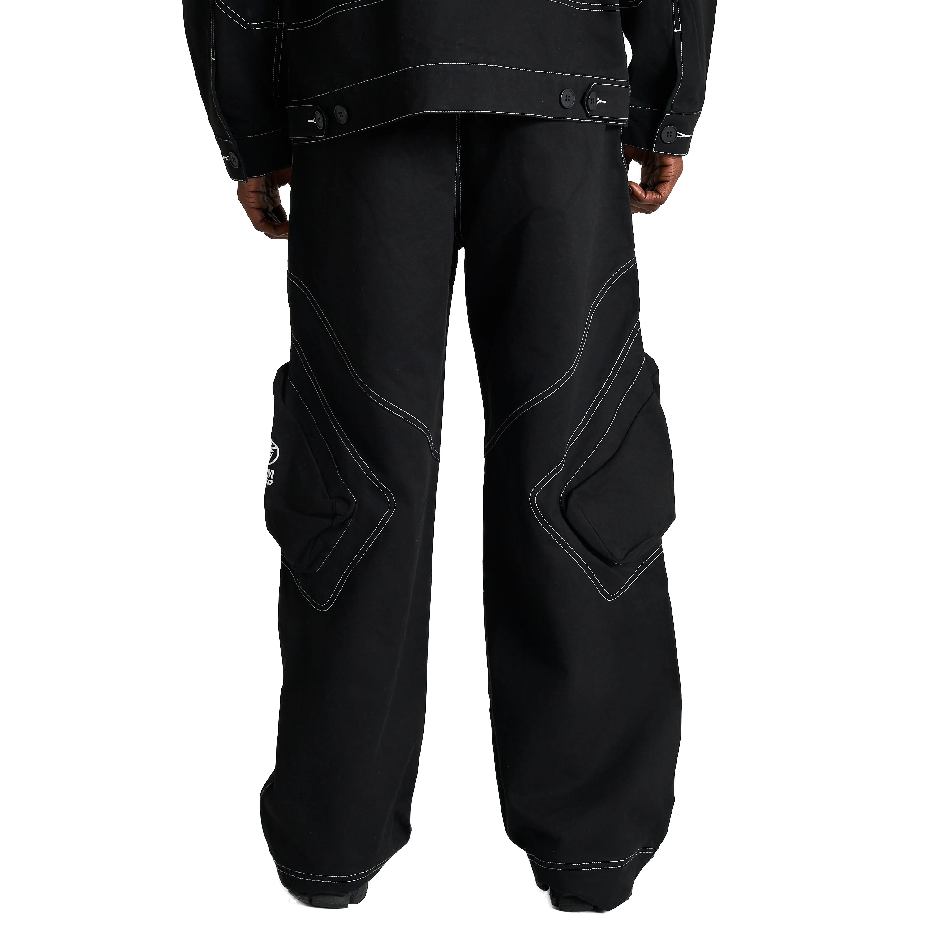 GUNDAM BRUSHED TWILL PANTS (BLACK) - Image 5