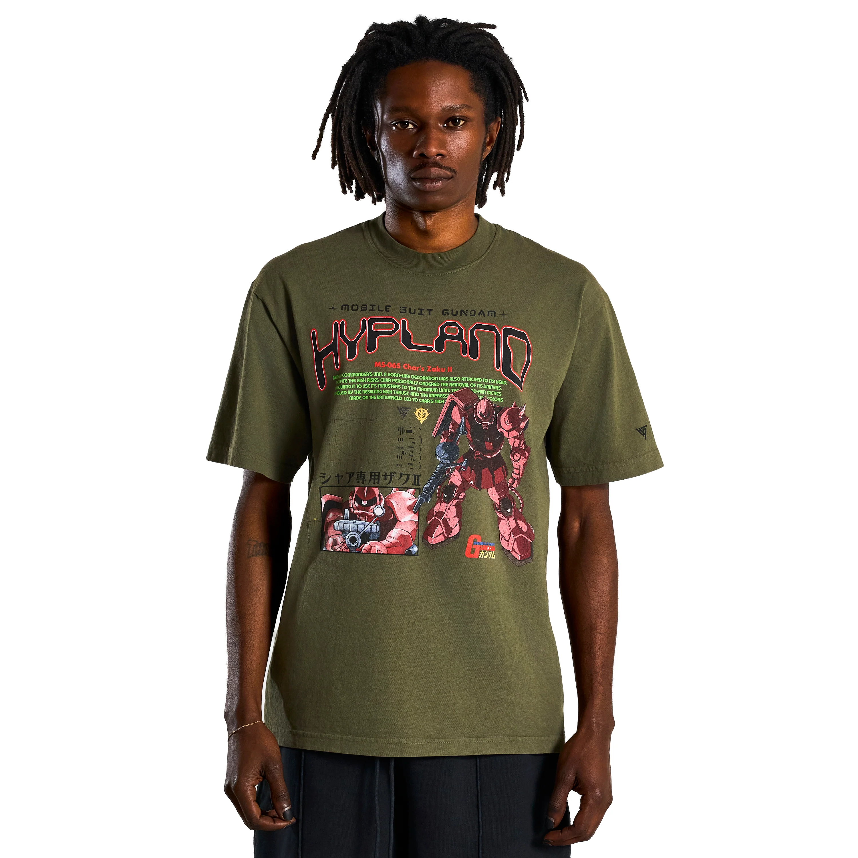 GUNDAM ORIGINAL ZAKU SHIRT (OLIVE) - Image 3