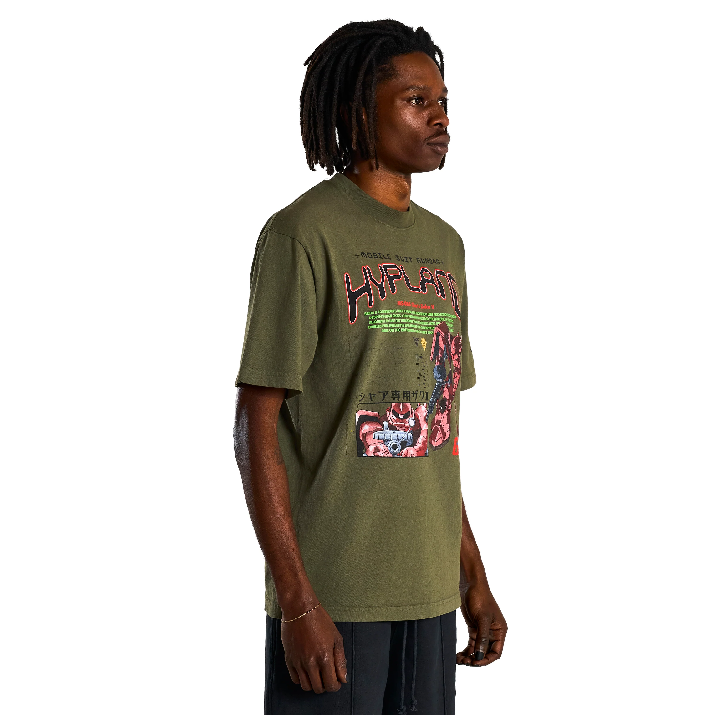GUNDAM ORIGINAL ZAKU SHIRT (OLIVE) - Image 4