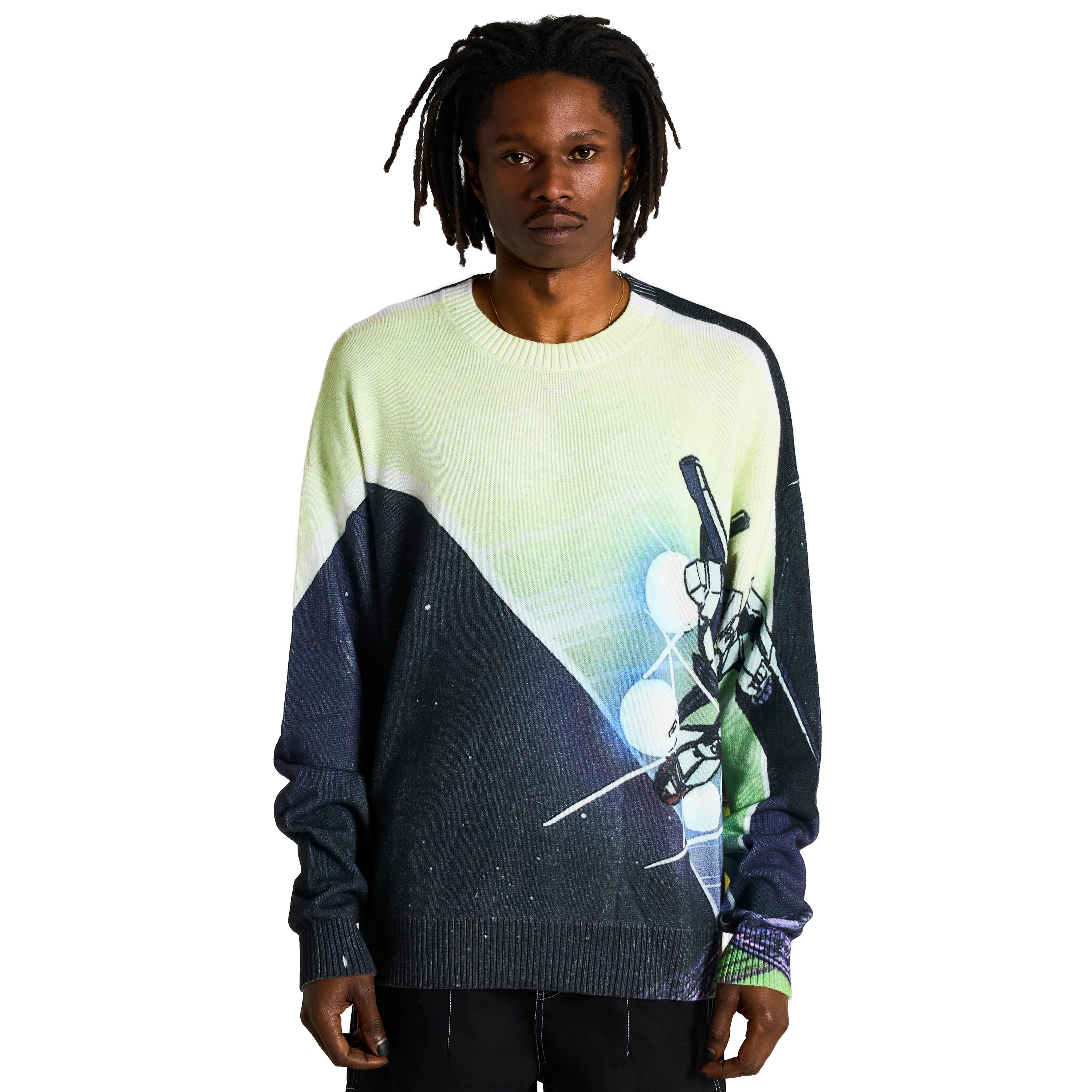 GUNDAM SPACE KNIT SWEATER (MULTI) - Image 3