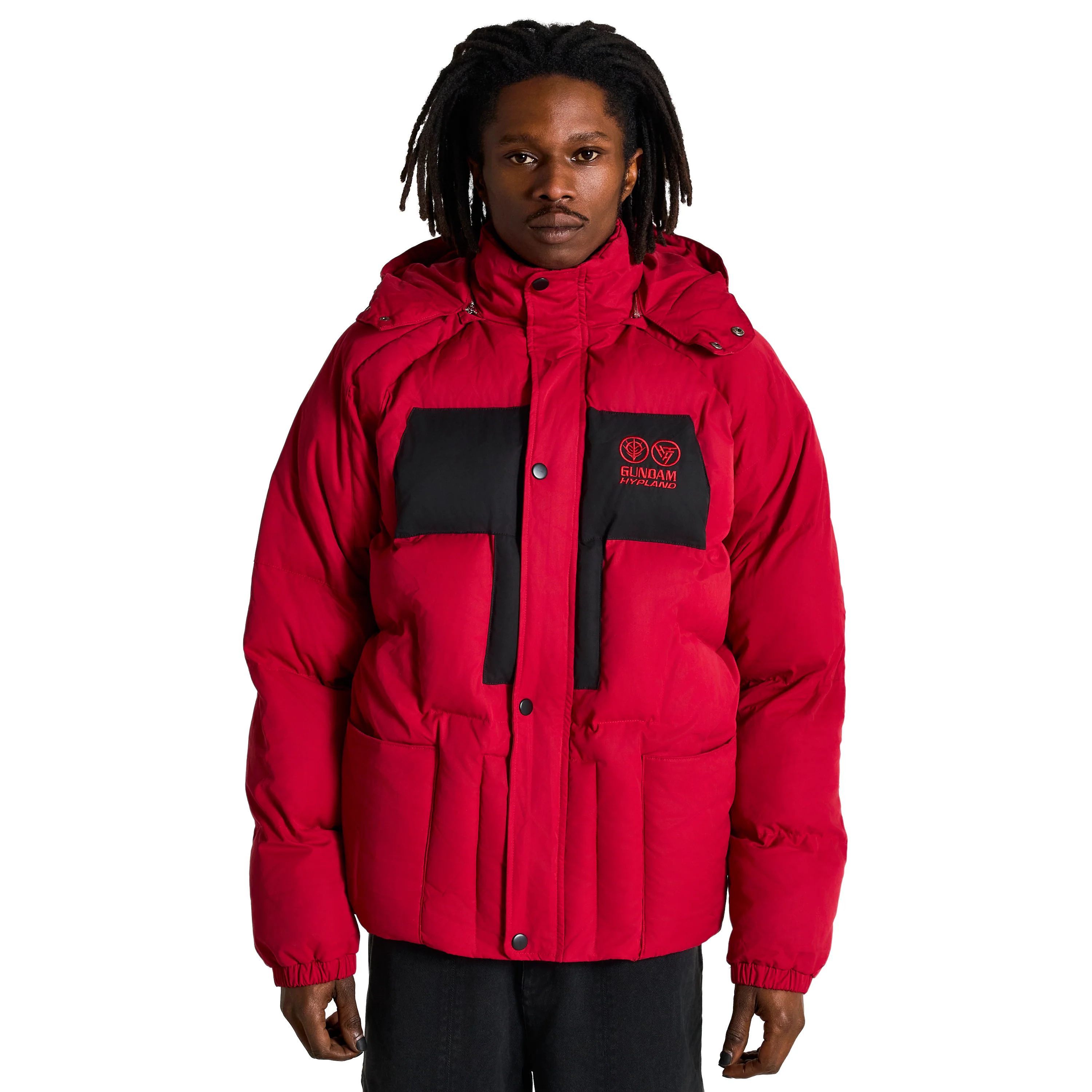 GUNDAM ZAKU PUFFER JACKET (RED) - Image 3