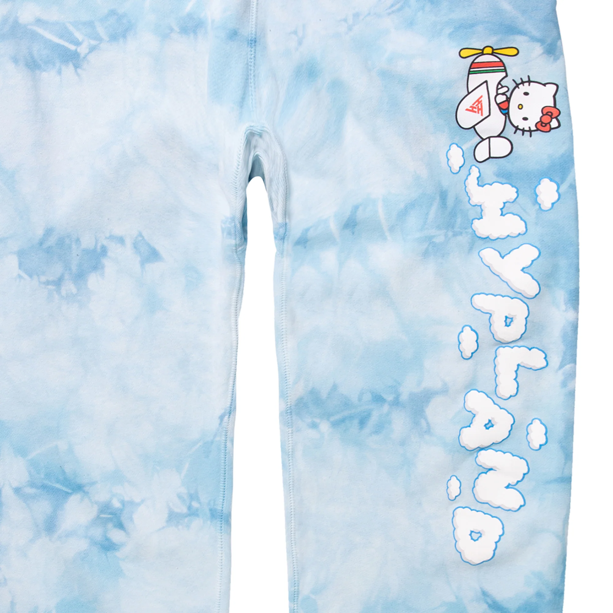 HELLO KITTY CLOUDS SWEATPANTS (TIE DYE) - Image 3