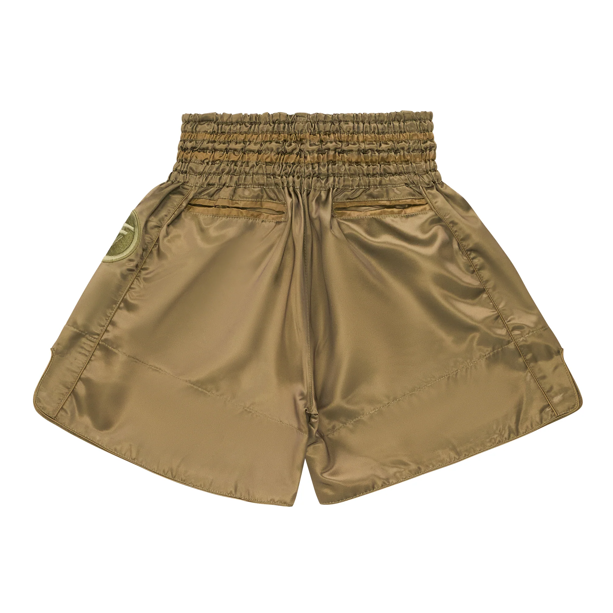 HYPLAND MUAY THAI SHORTS (OLIVE) - Image 2