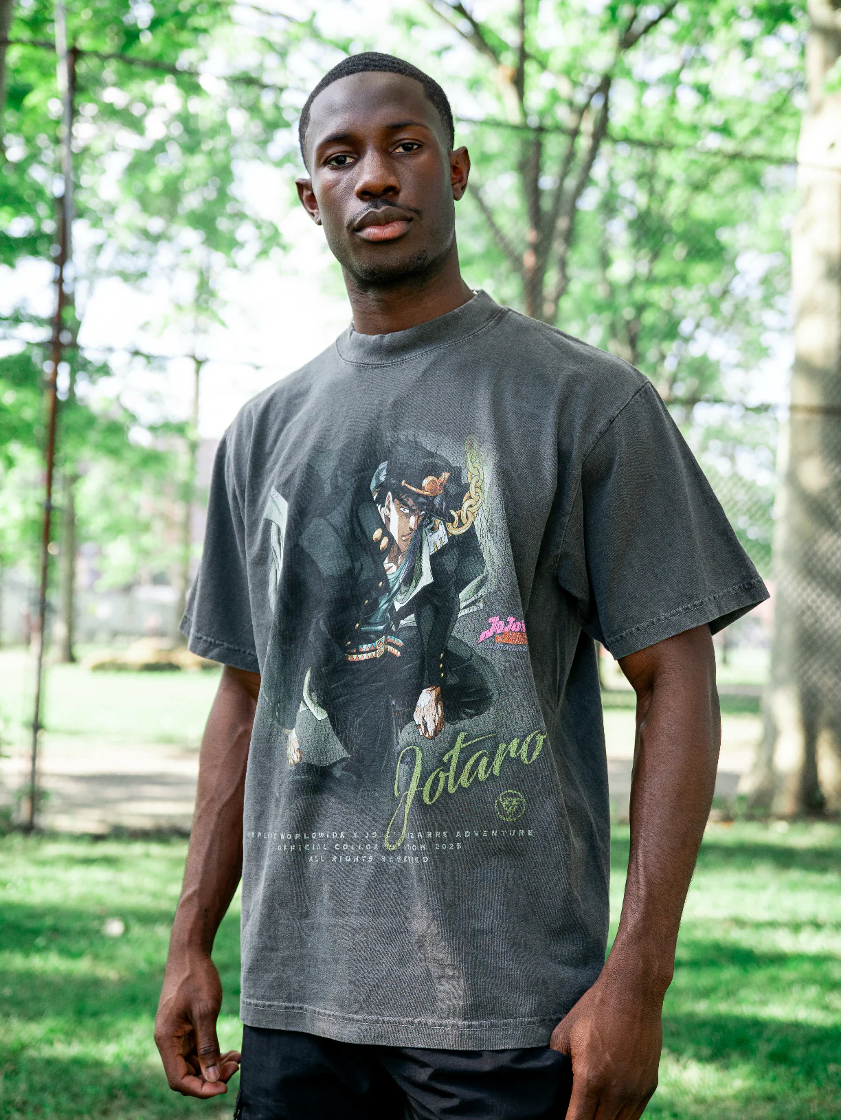 JOJO JOTARO JUMBO SHIRT (VINTAGE BLACK) - Image 3