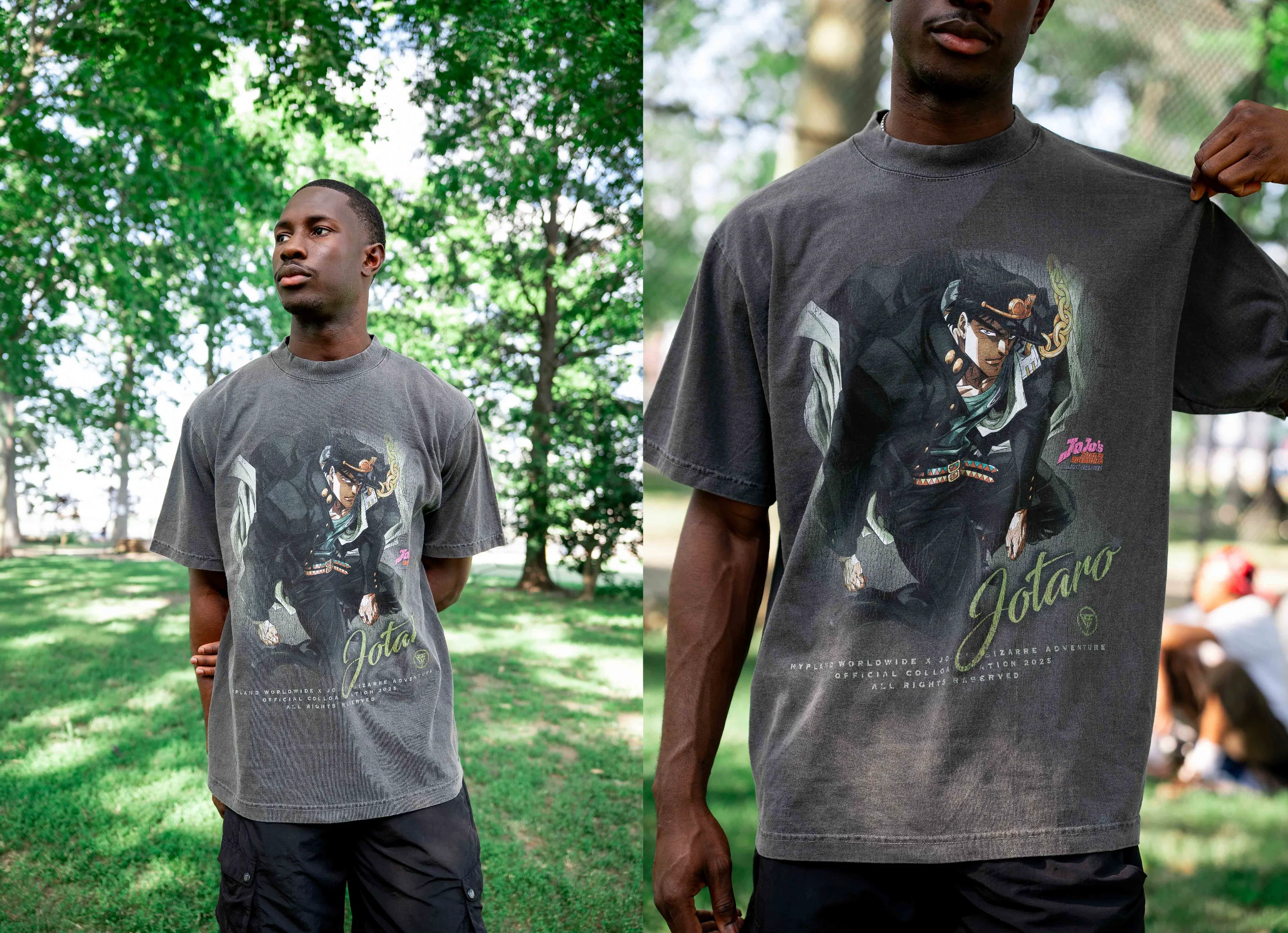 JOJO JOTARO JUMBO SHIRT (VINTAGE BLACK) - Image 4