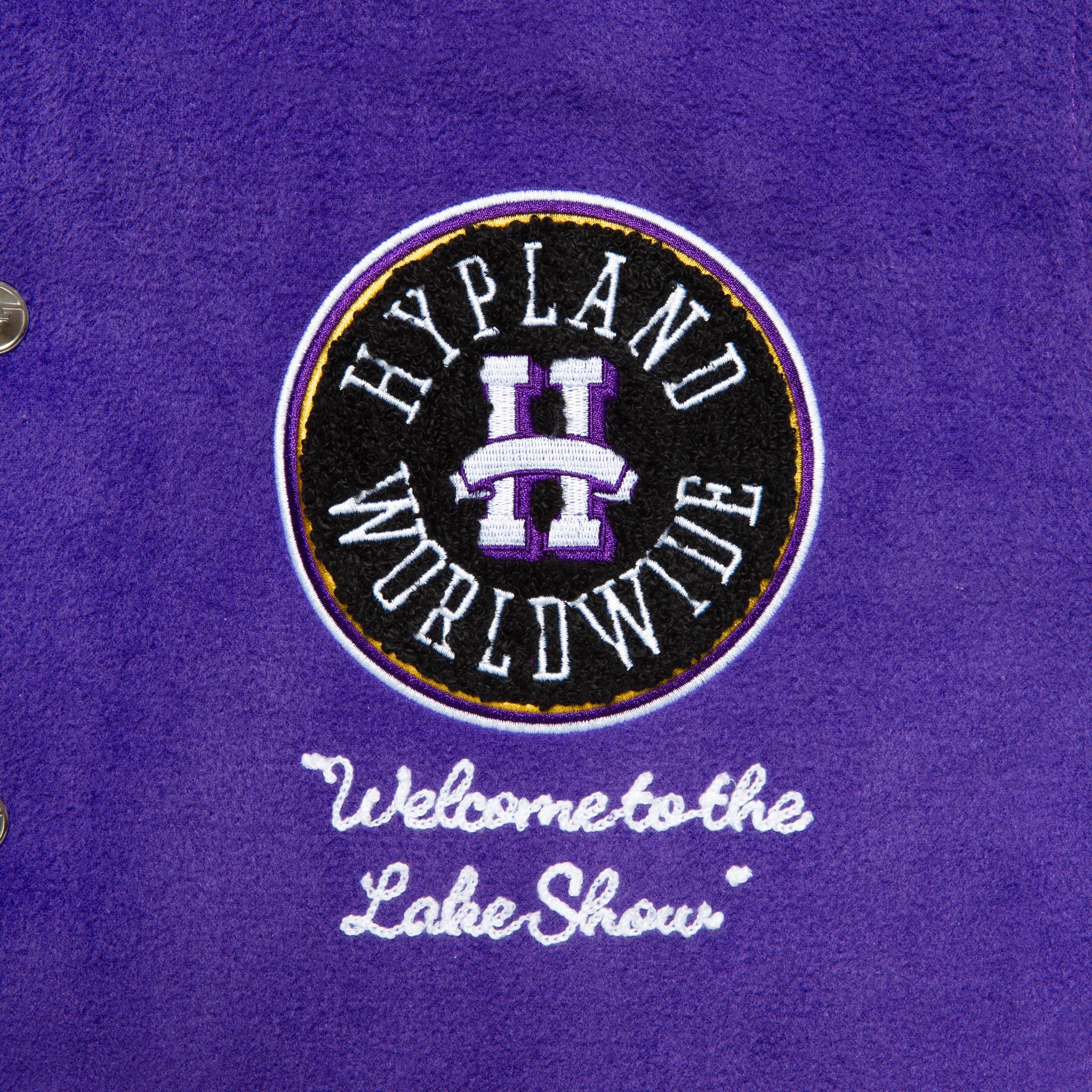 NBA LOS ANGELES LAKERS VARSITY JACKET (PURPLE) - Image 3
