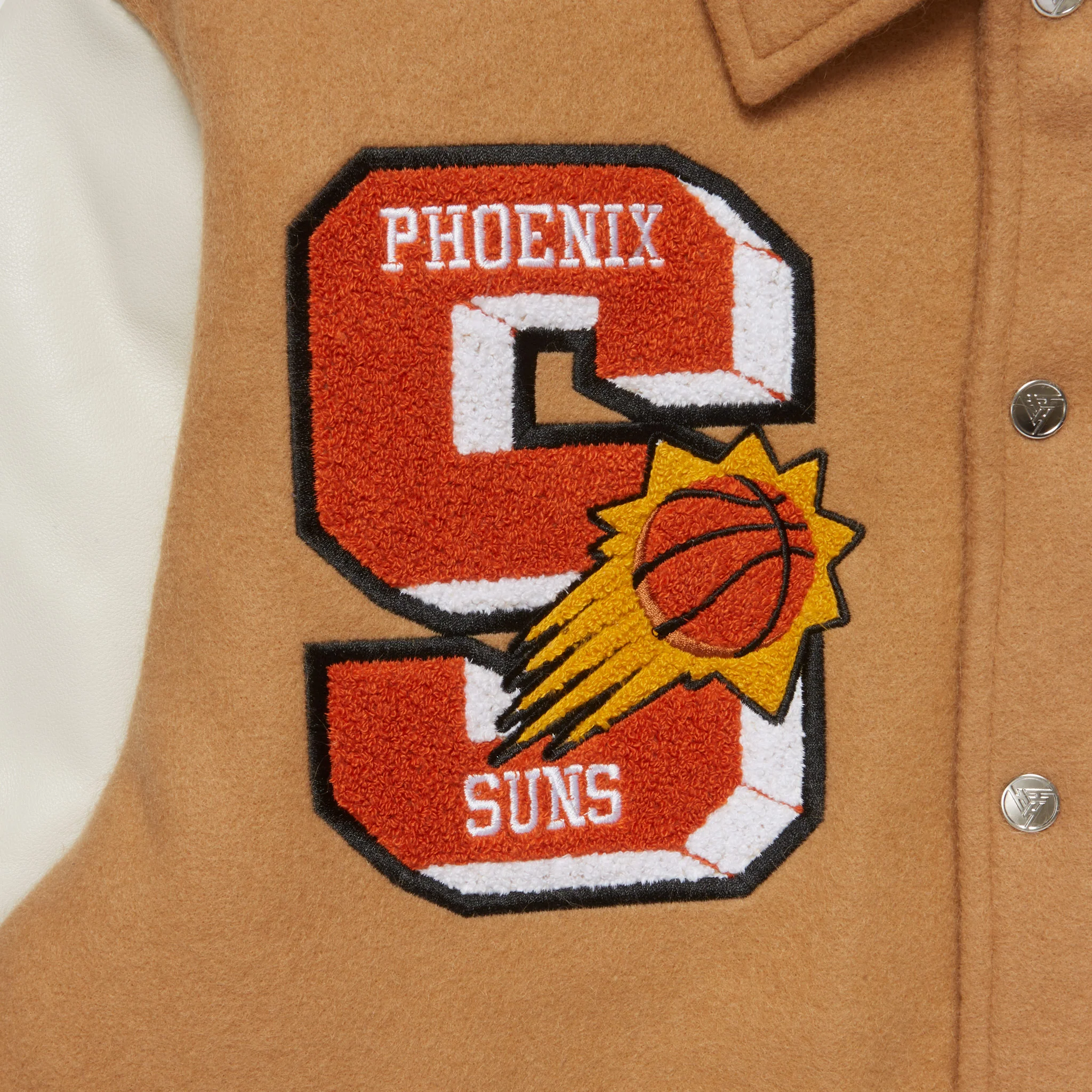 NBA PHOENIX SUNS VARSITY JACKET (SAND) - Image 3