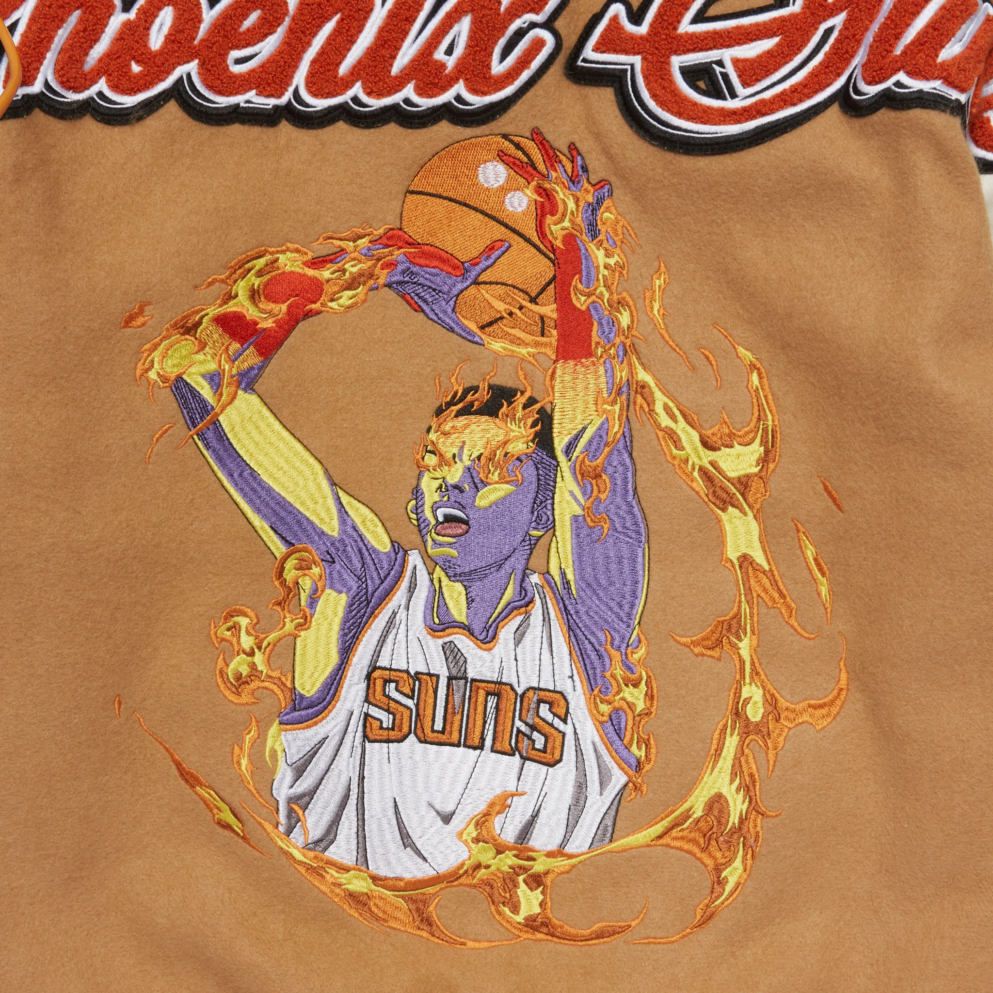 NBA PHOENIX SUNS VARSITY JACKET (SAND) - Image 5