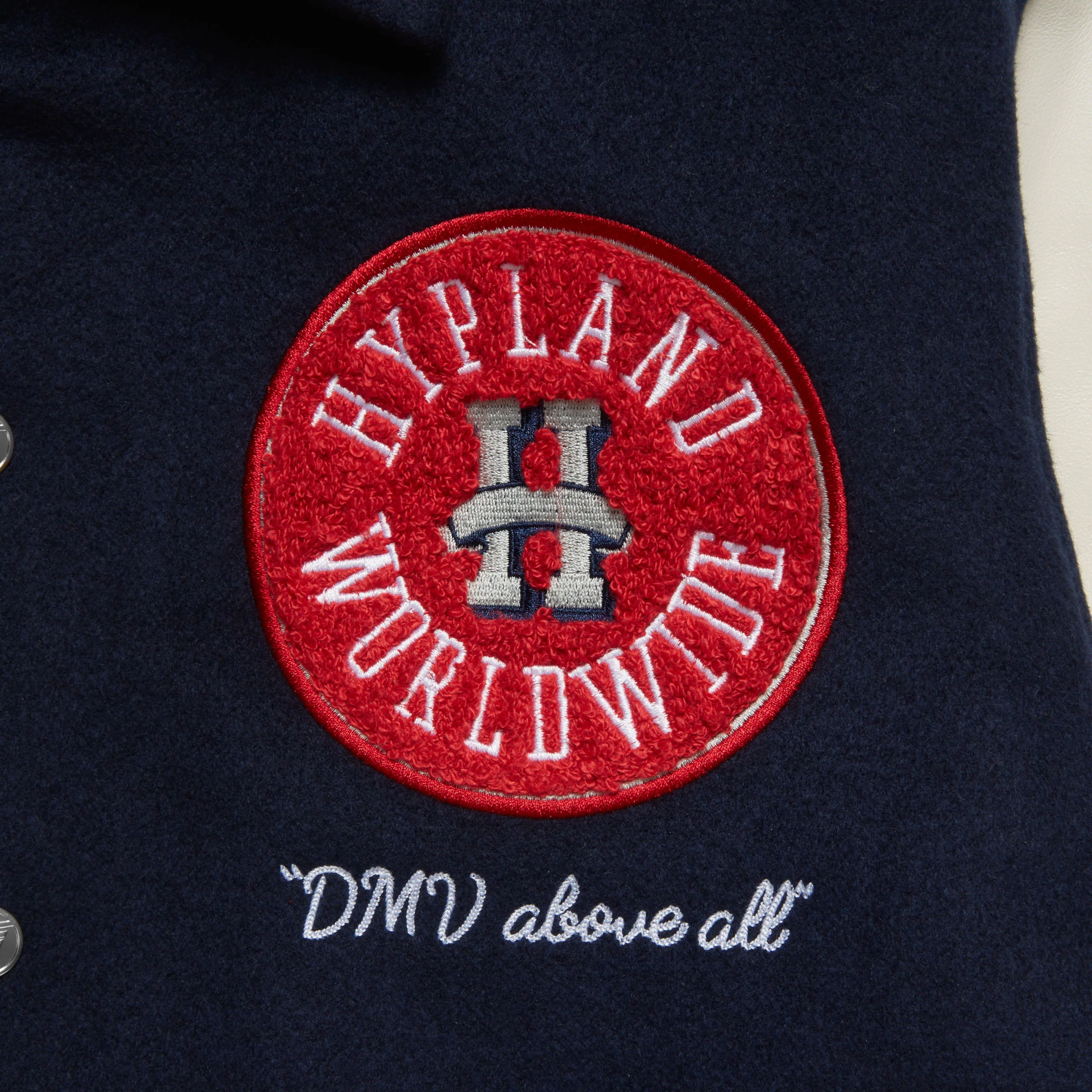 NBA WASHINGTON WIZARDS VARSITY JACKET (NAVY) - Image 4