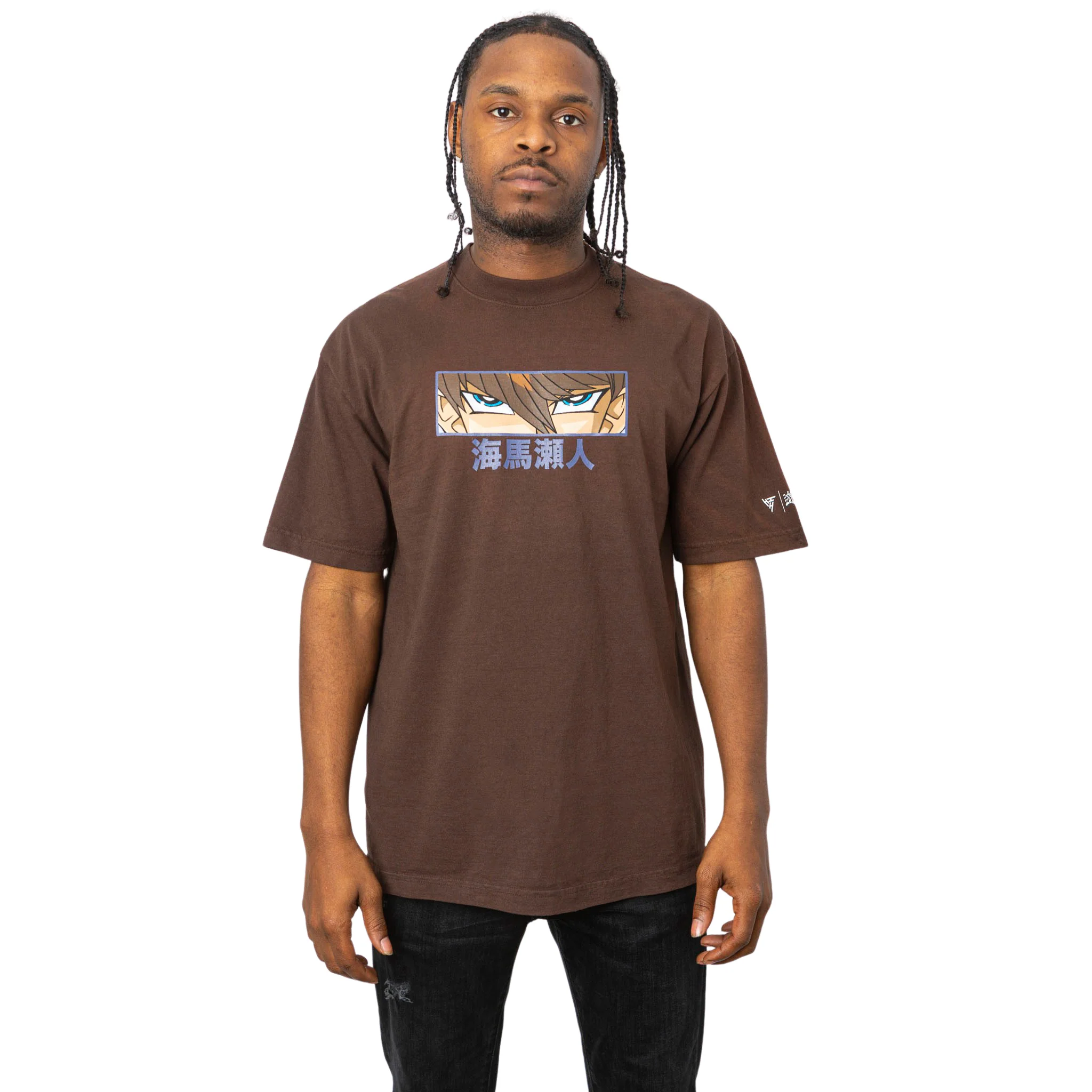 YUGIOH SETO KAIBA EYES T SHIRT (BROWN) - Image 2