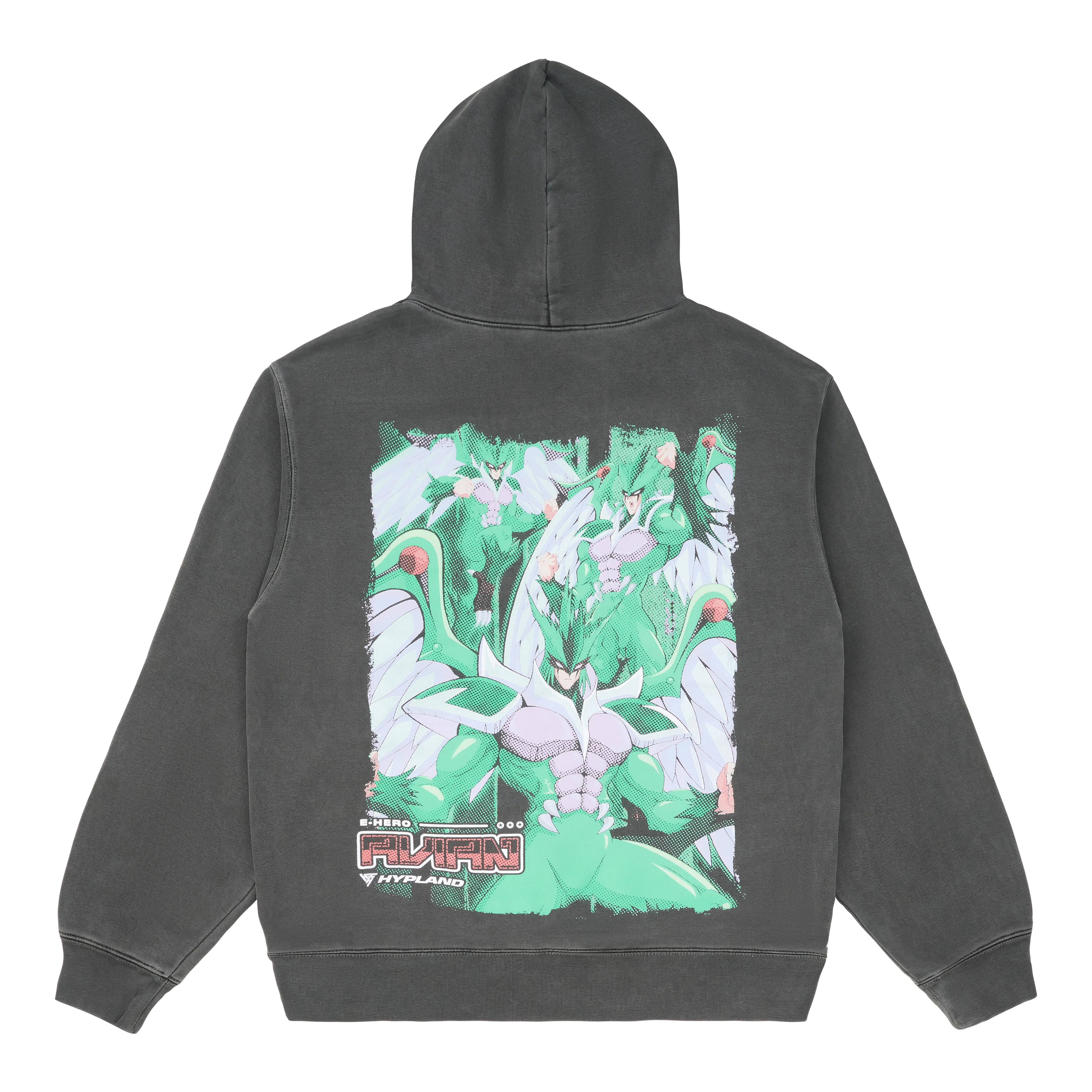 YUGIOH AVIAN VINTAGE HOODIE (VINTAGE BLACK) - Image 2