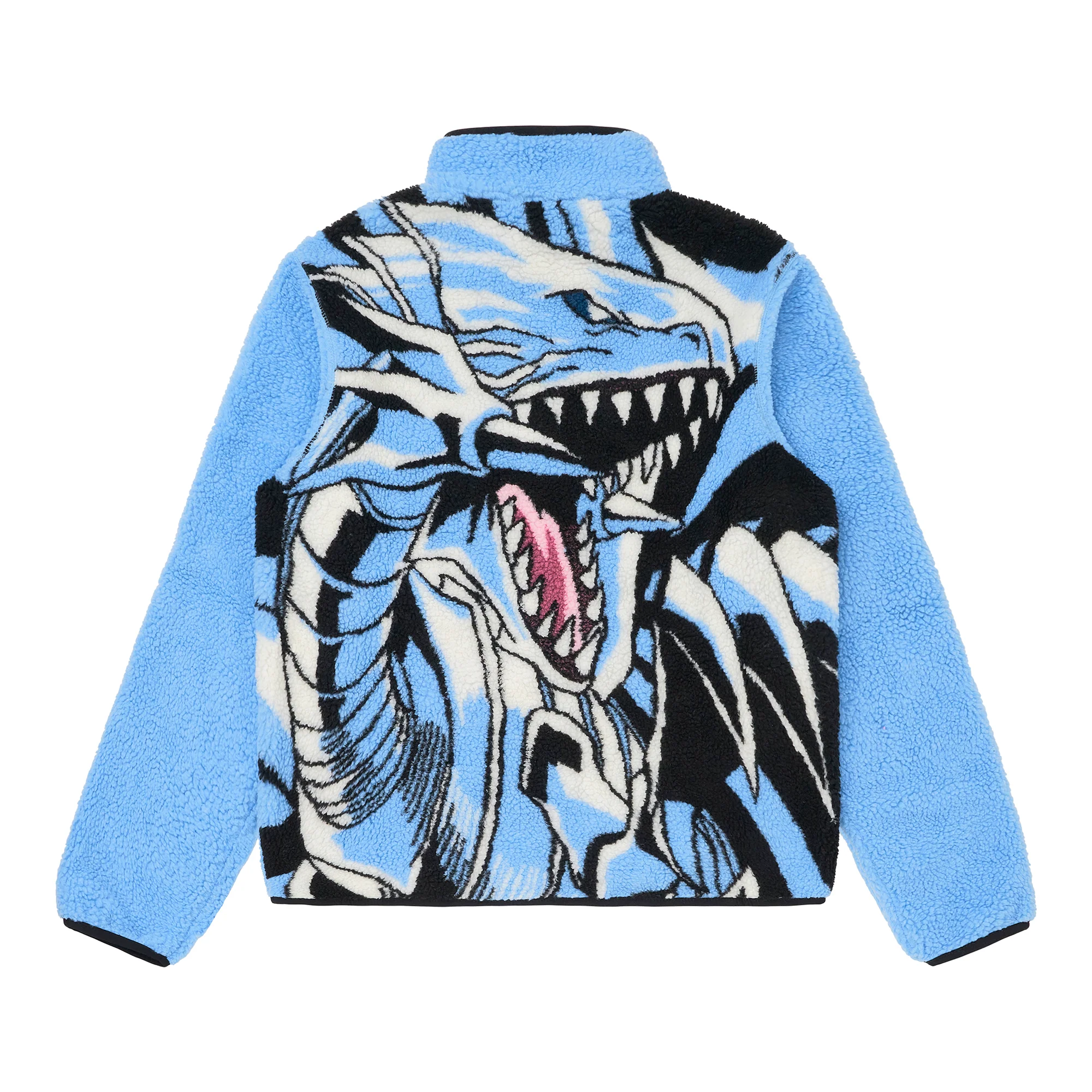 YUGIOH BLUE EYES SHERPA JACKET (LIGHT BLUE) - Image 3