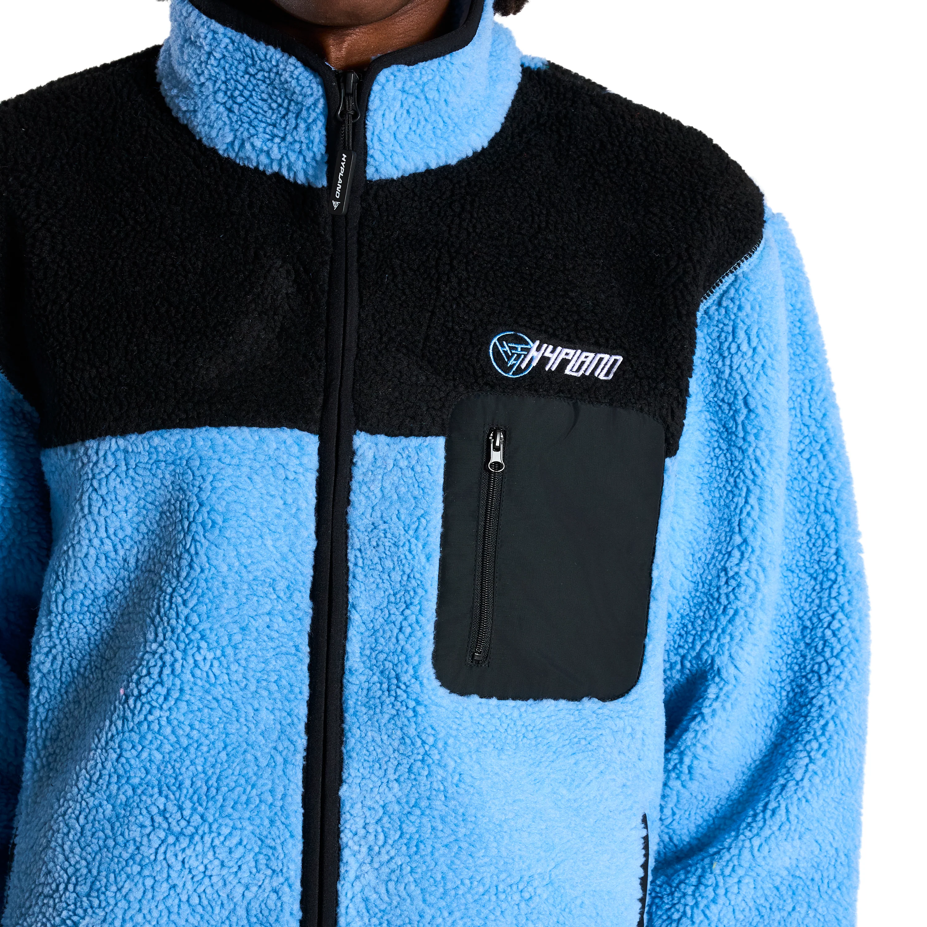 YUGIOH BLUE EYES SHERPA JACKET (LIGHT BLUE) - Image 5