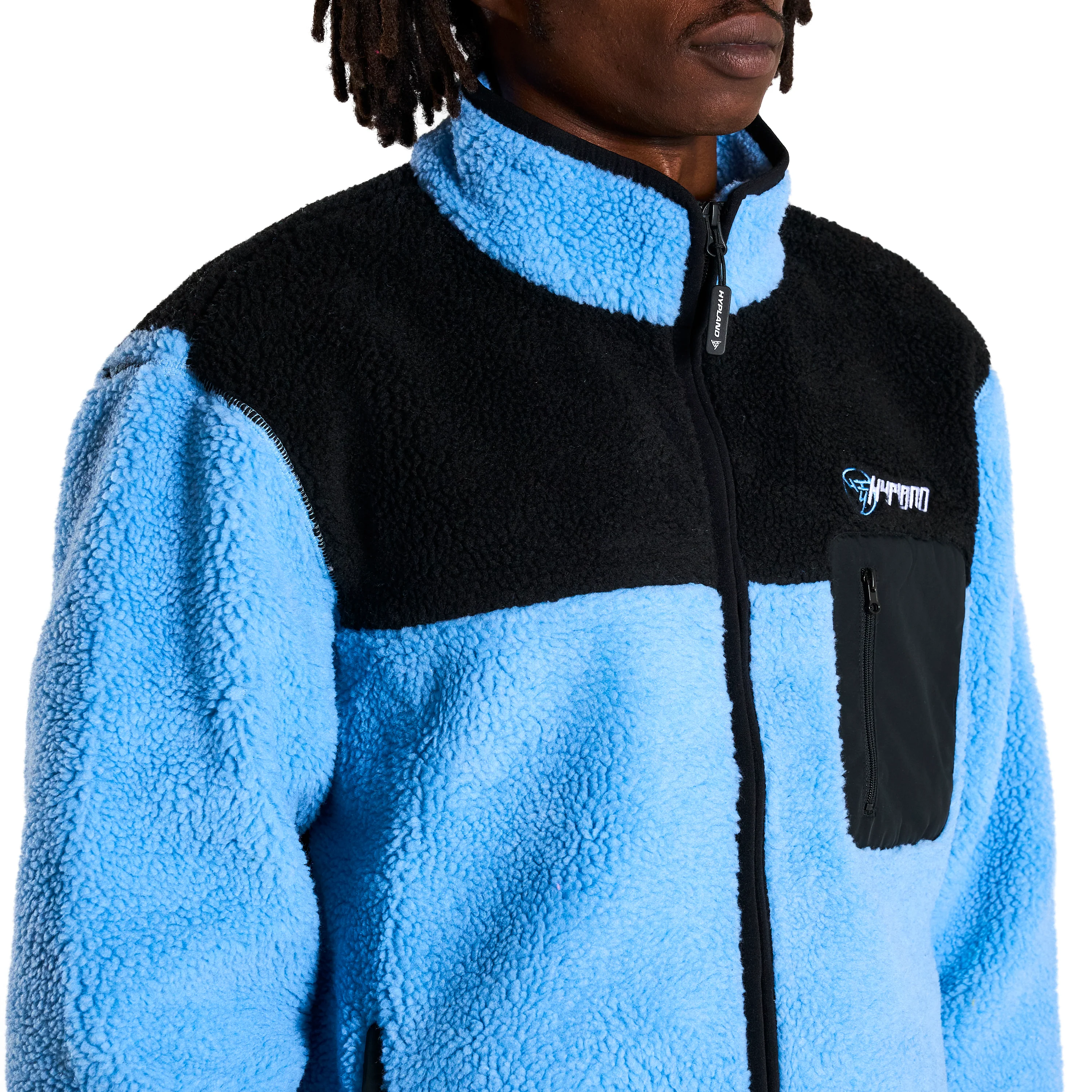 YUGIOH BLUE EYES SHERPA JACKET (LIGHT BLUE) - Image 7
