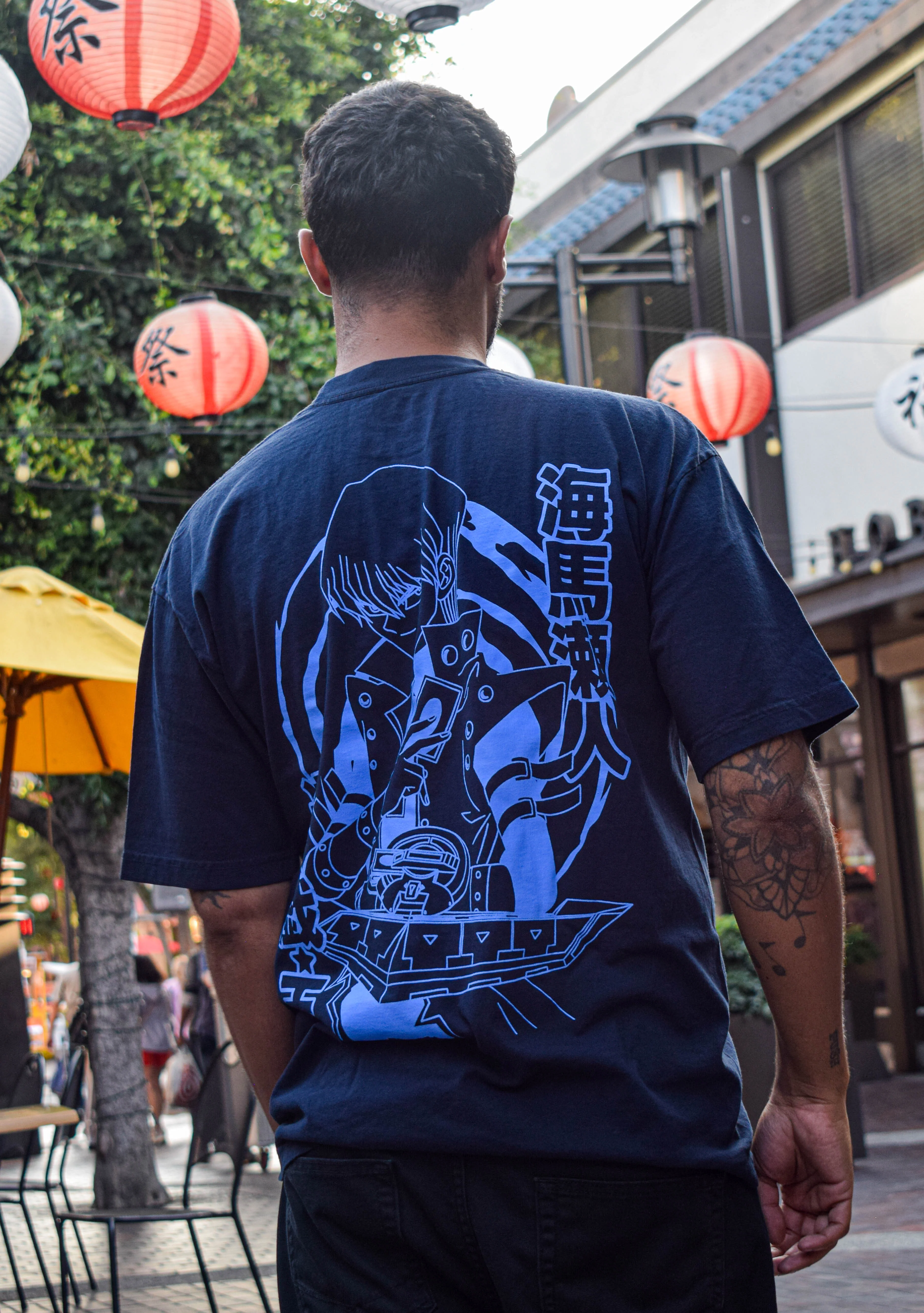 YUGIOH KAIBA SHIRT (NAVY) - Image 4