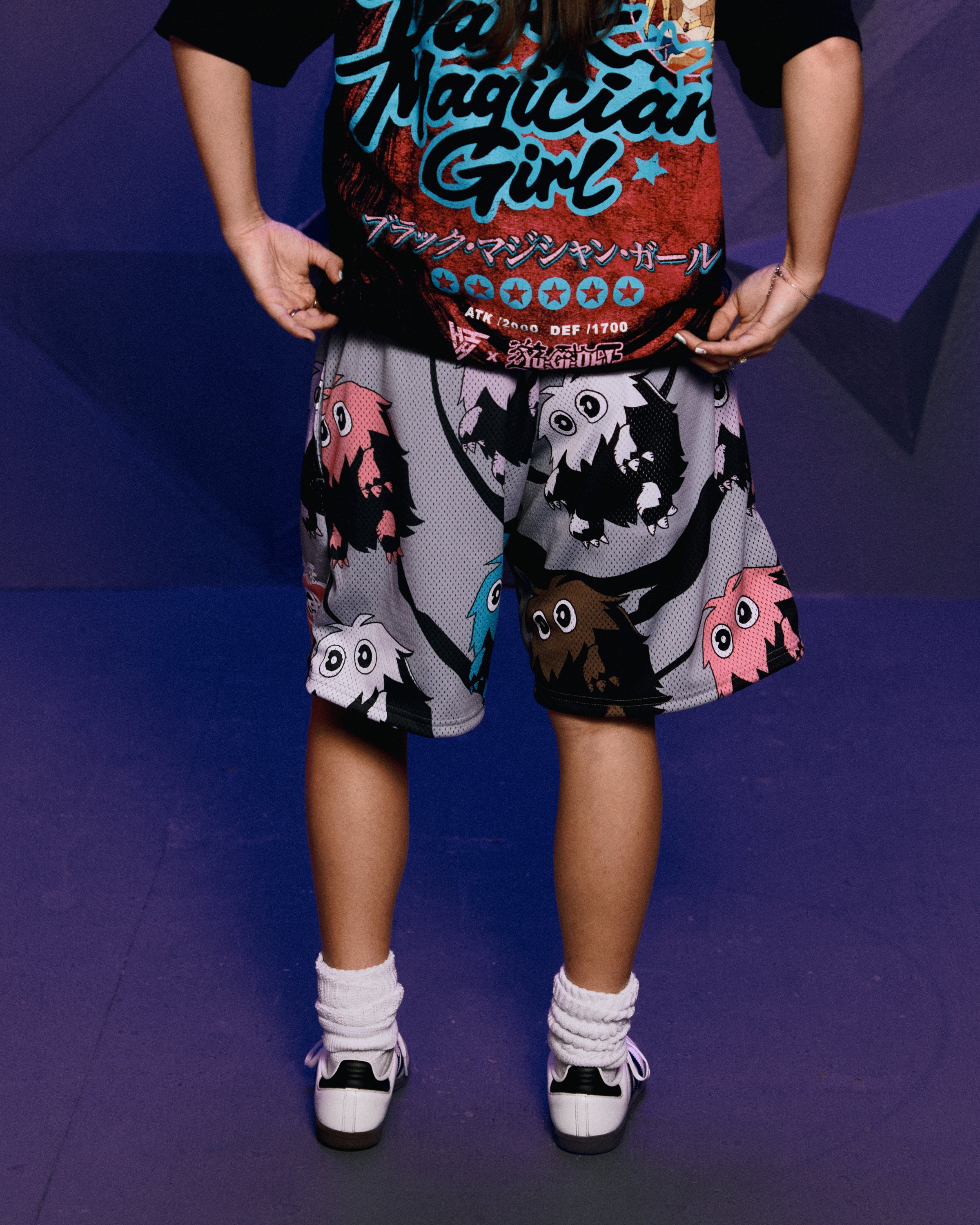 YUGIOH KURIBOH BROS MESH SHORTS (MULTI) - Image 4