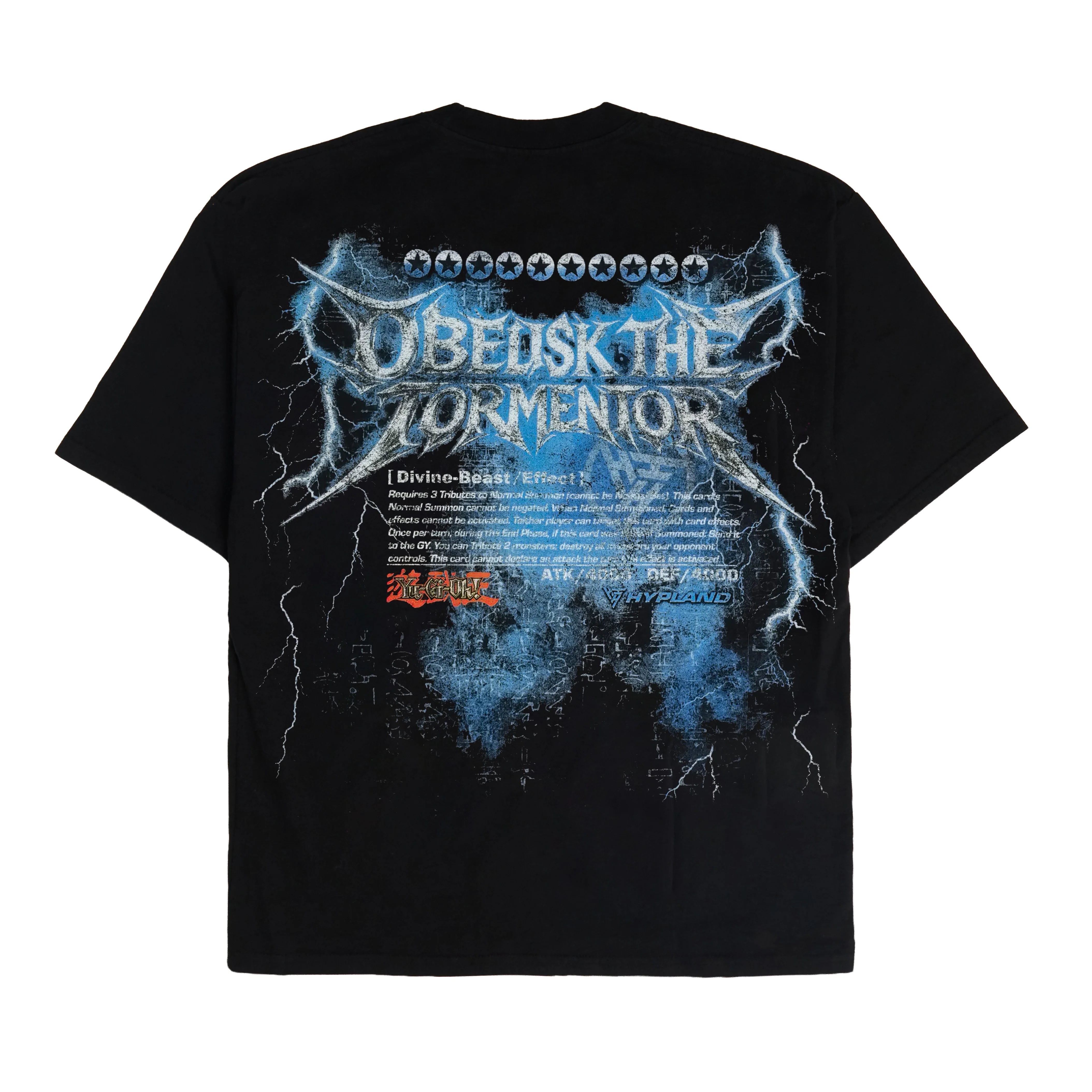 YUGIOH OBELISK JUMBO PRINT SHIRT (BLACK) - Image 2