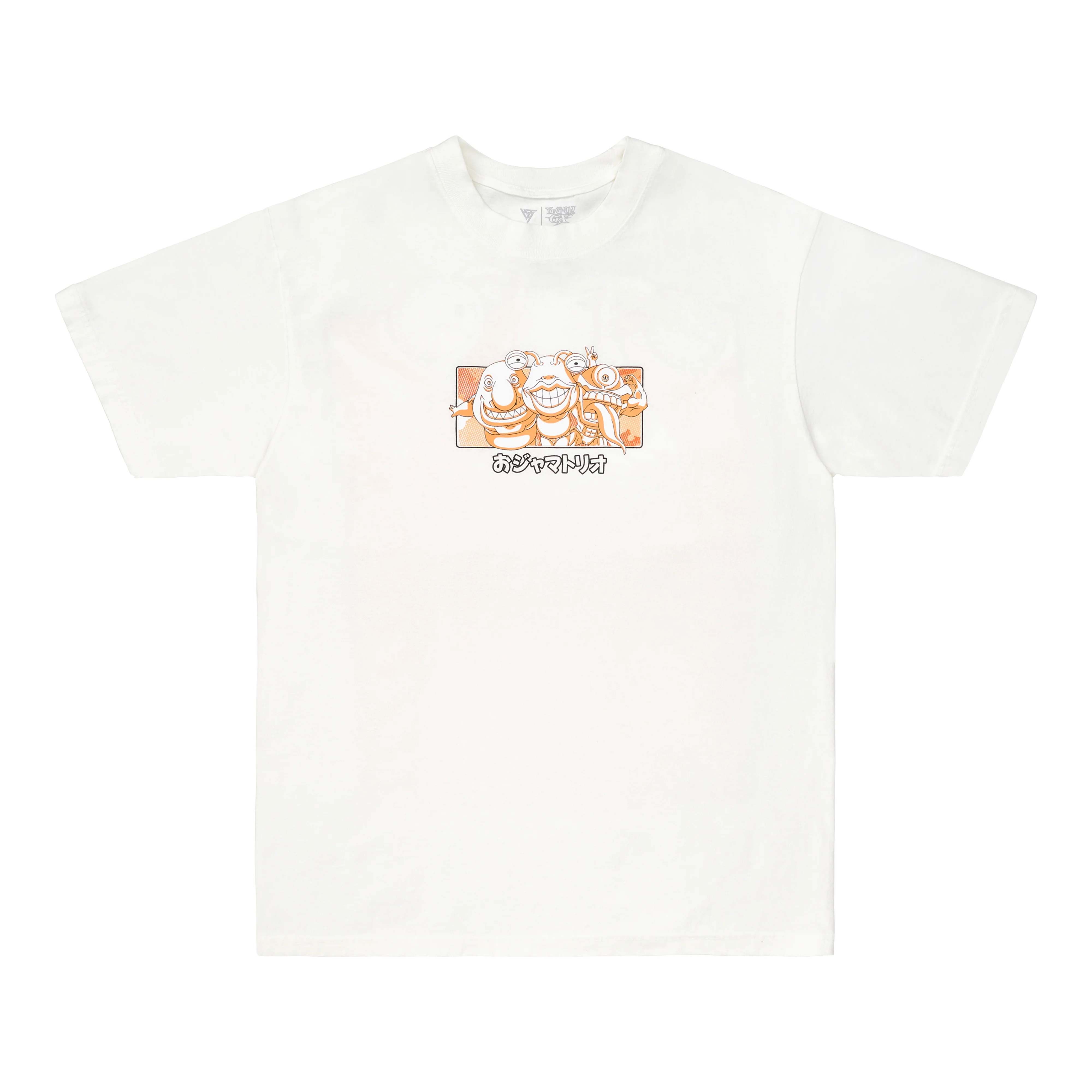 YUGIOH OJAMA TRIO SHIRT (WHITE)