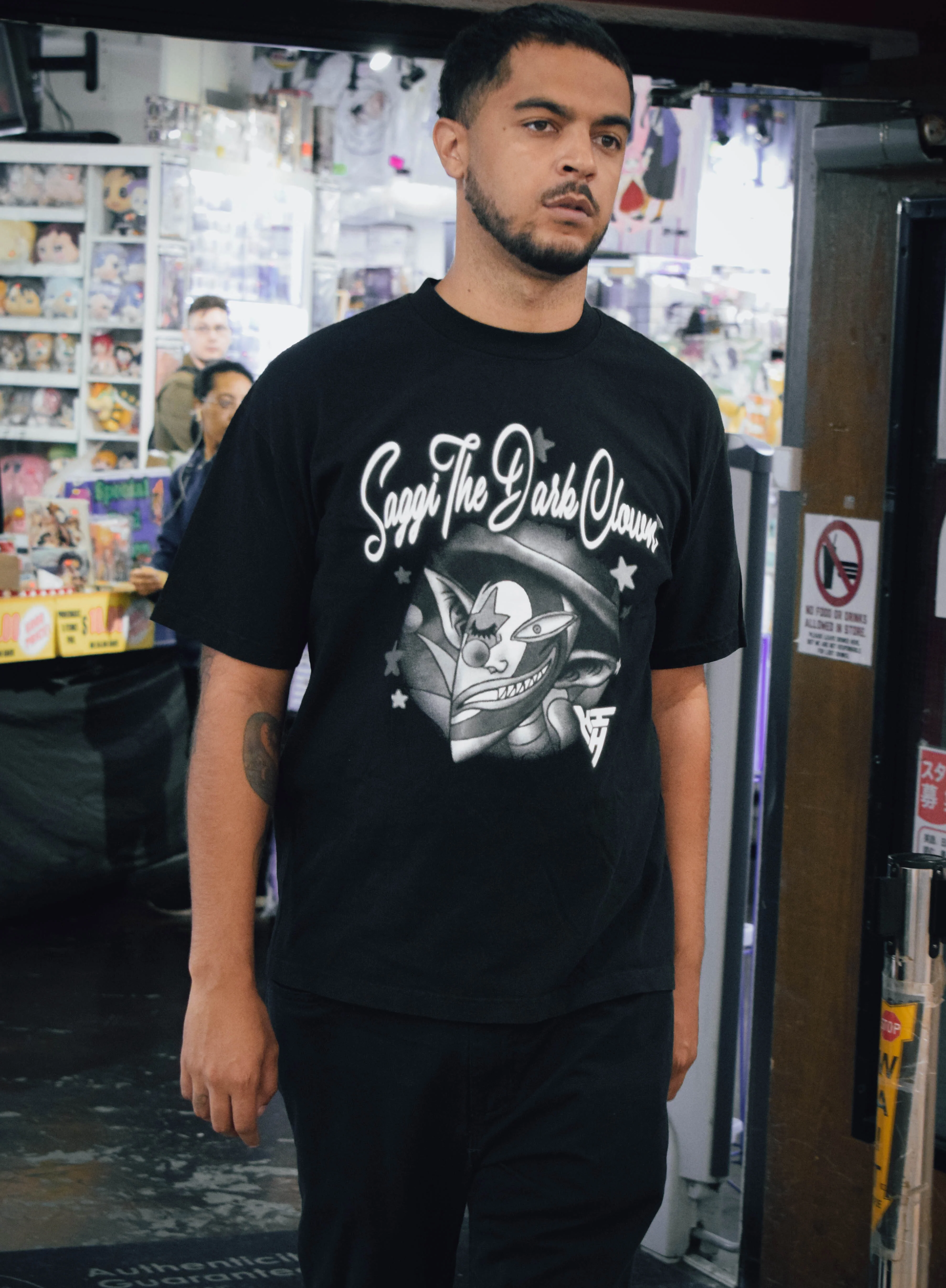 YUGIOH SAGGI THE CLOWN SHIRT (BLACK) - Image 3
