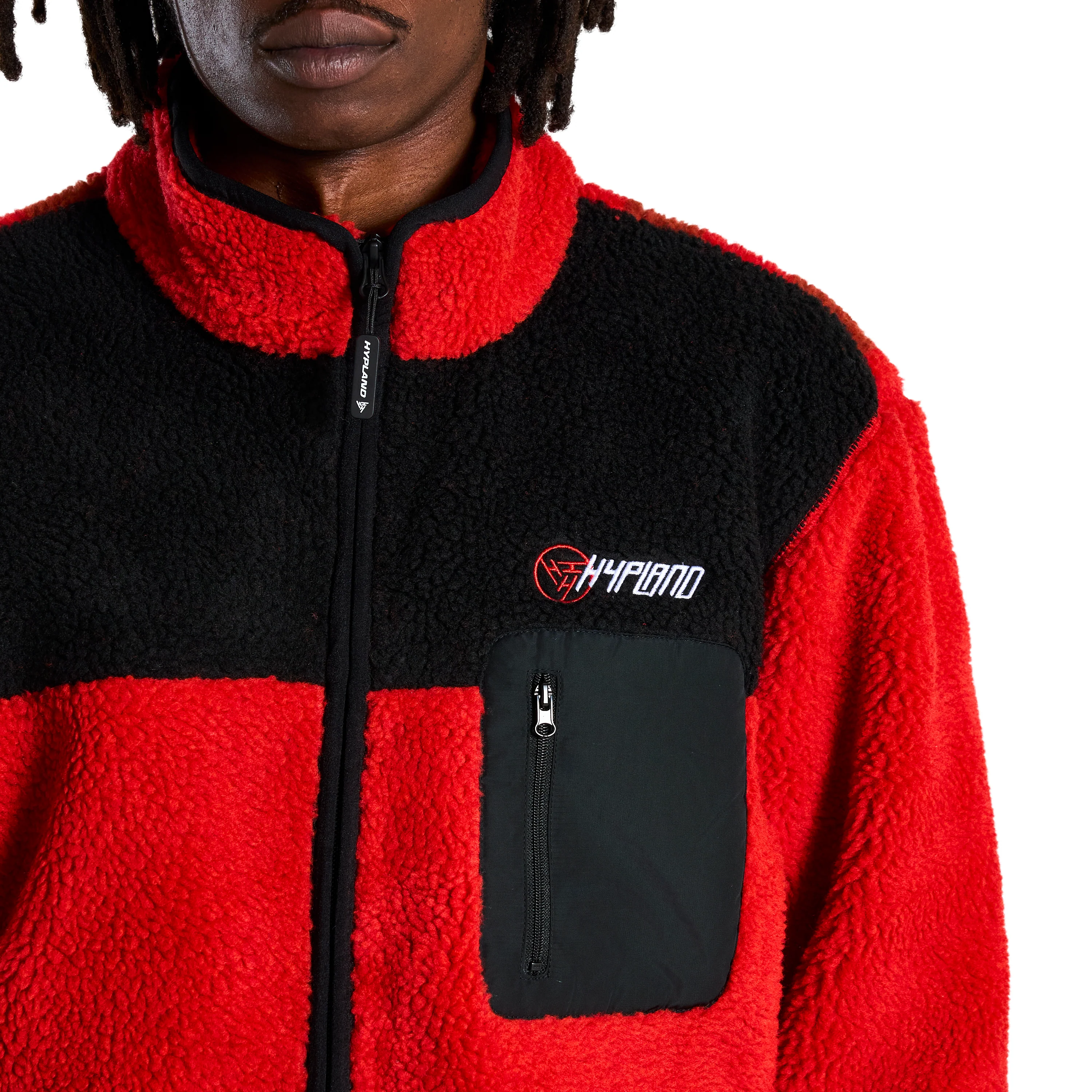 YUGIOH SLIFER SHERPA JACKET (RED) - Image 3