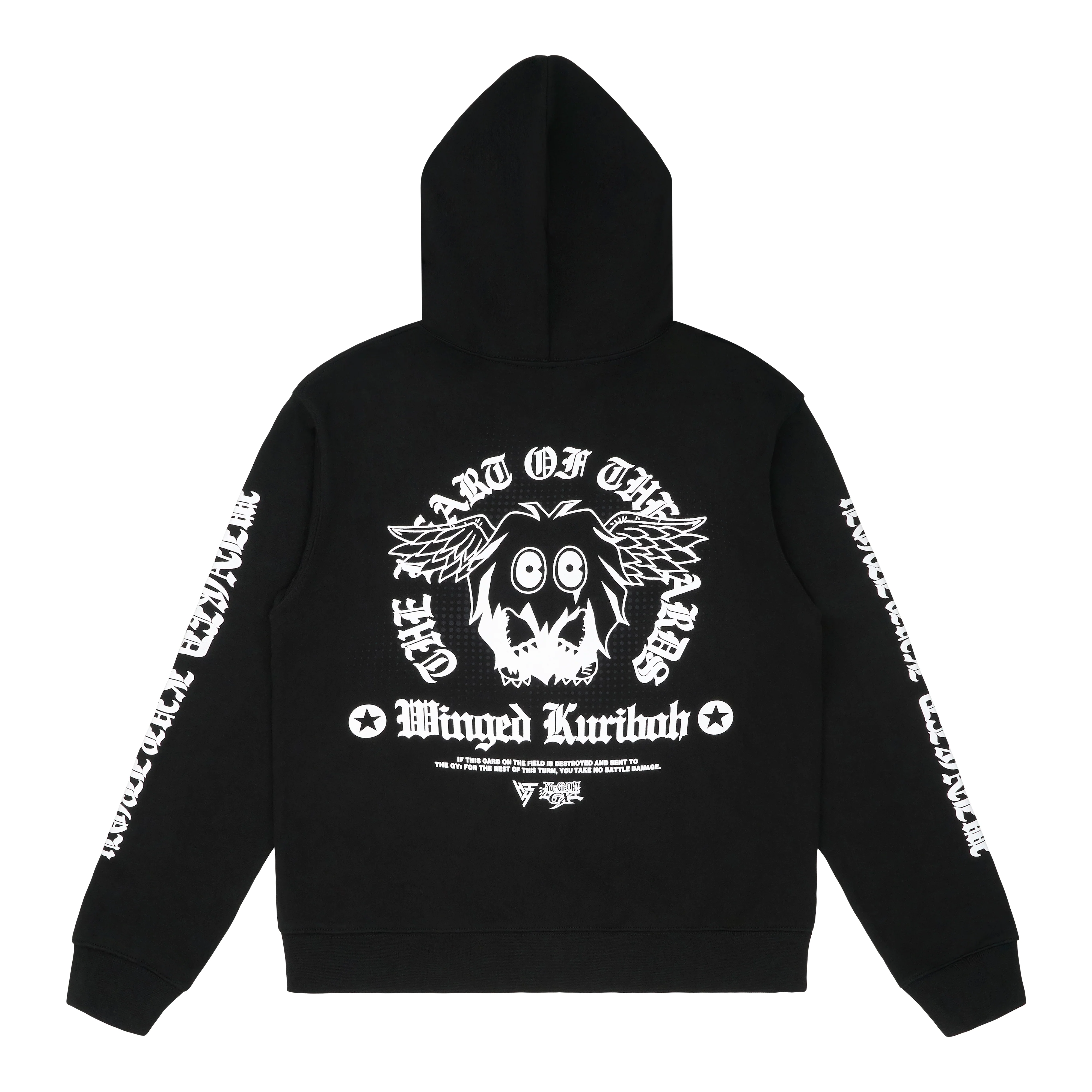 YUGIOH WINGED KURIBOH ZIP HOODIE (BLACK) - Image 2